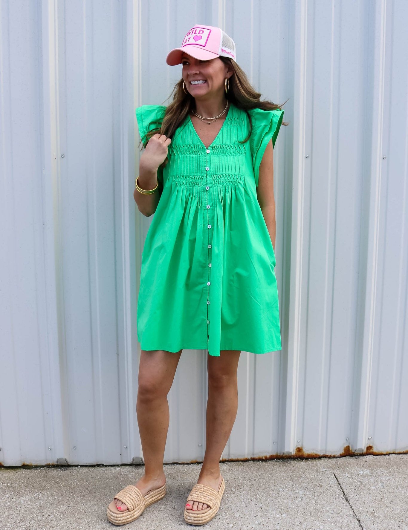 Where The Green Grass Grows Dress - Olive You BoutiqueOLIVE YOU233232d30012