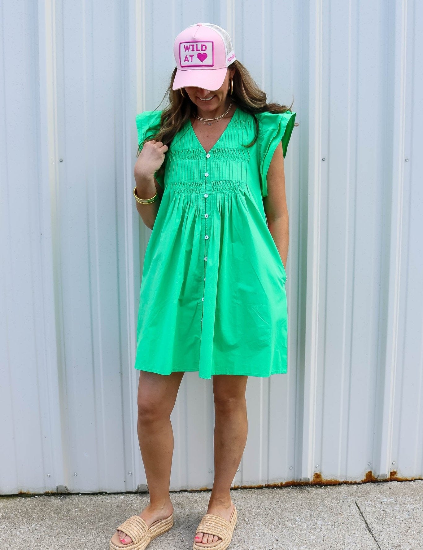 Where The Green Grass Grows Dress - Olive You BoutiqueOLIVE YOU233232d30012