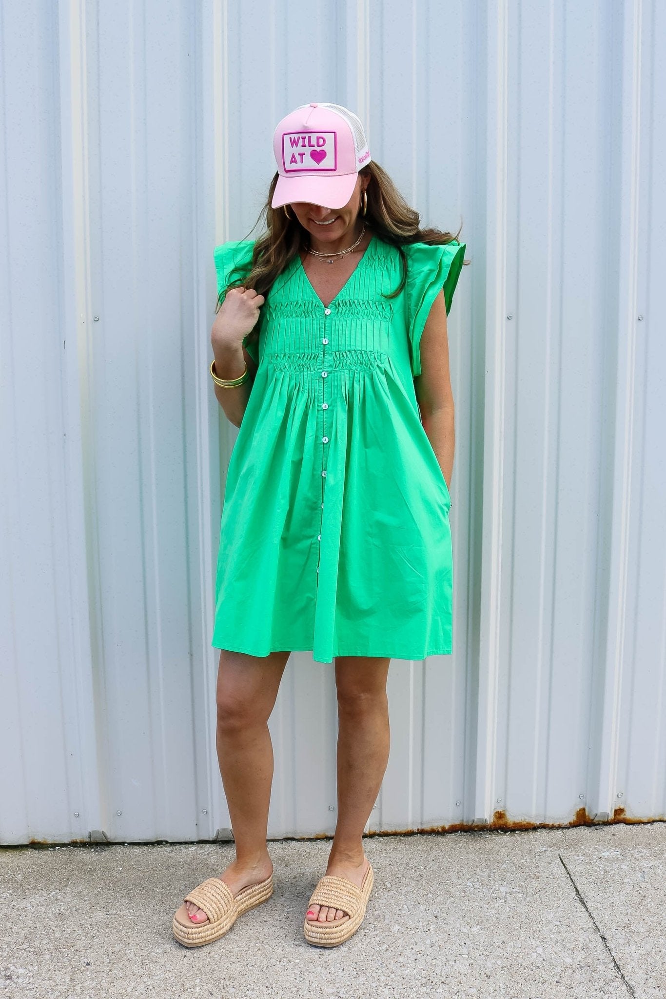 Where The Green Grass Grows Dress - Olive You BoutiqueOLIVE YOU233232d30012