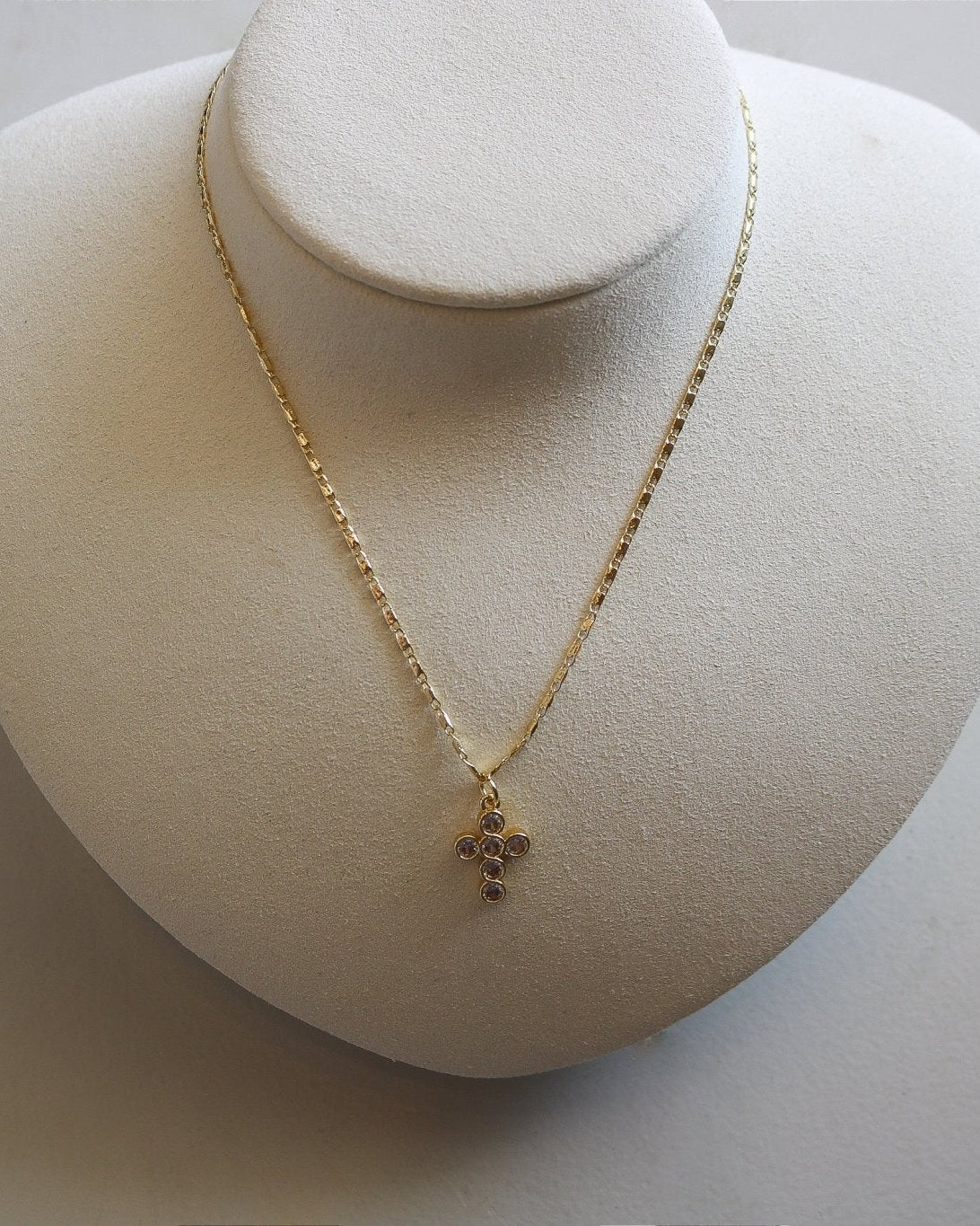 Bubble Cross Necklace - Olive You BoutiqueGemelli233076Bubble Cross Necklace