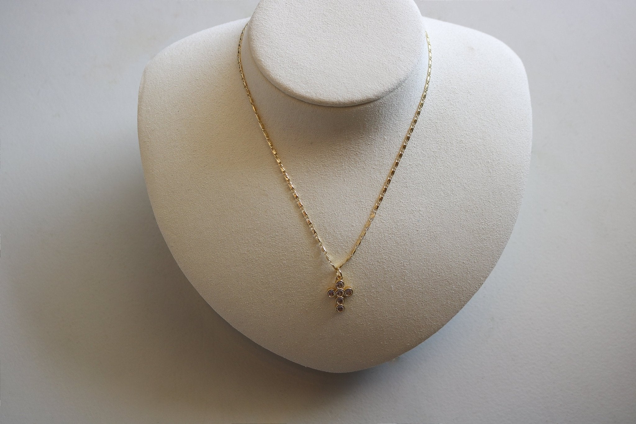 Bubble Cross Necklace - Olive You BoutiqueGemelli233076Bubble Cross Necklace
