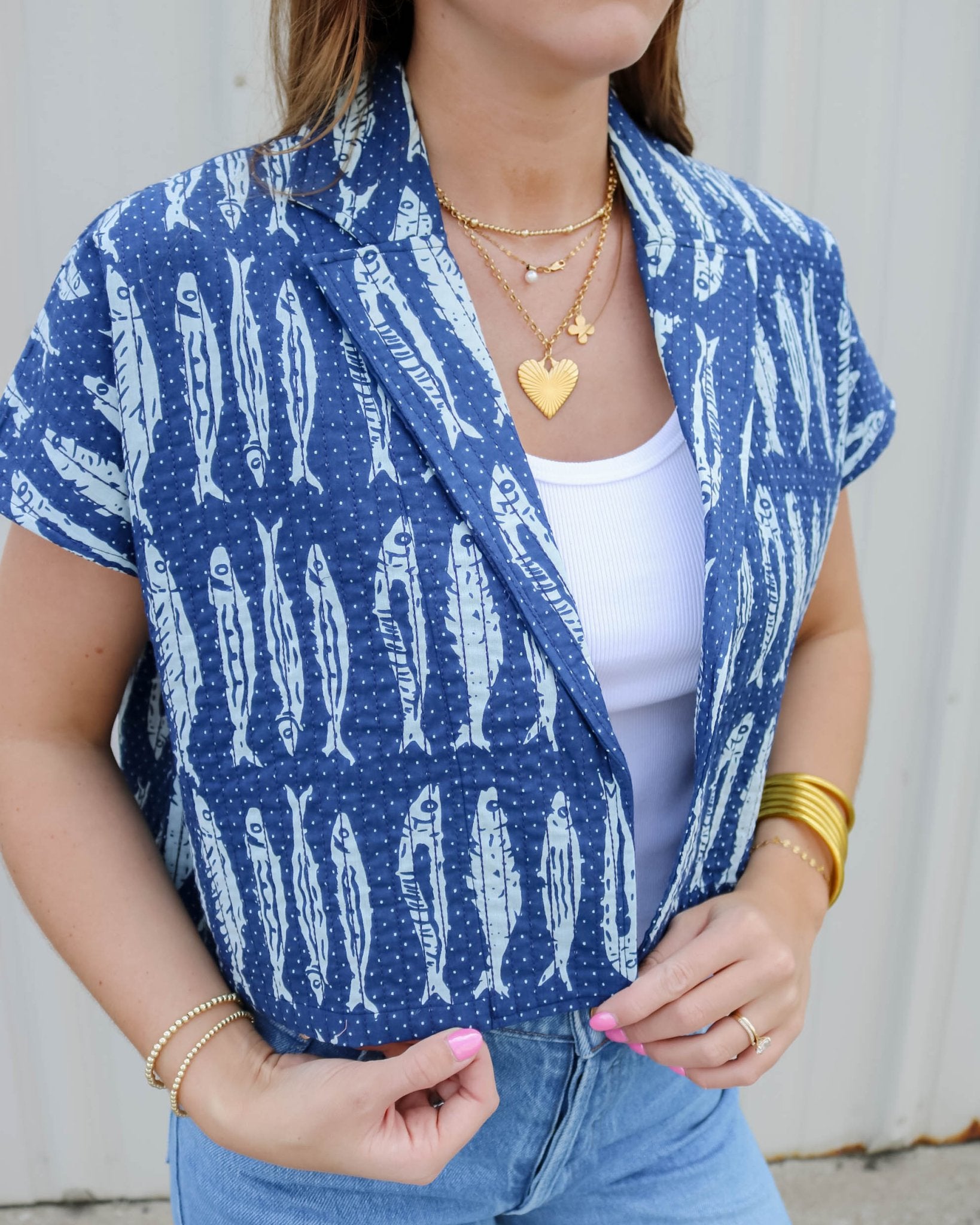 Fish Camp Vest Jacket - Olive You BoutiqueIVY JANE230611150049