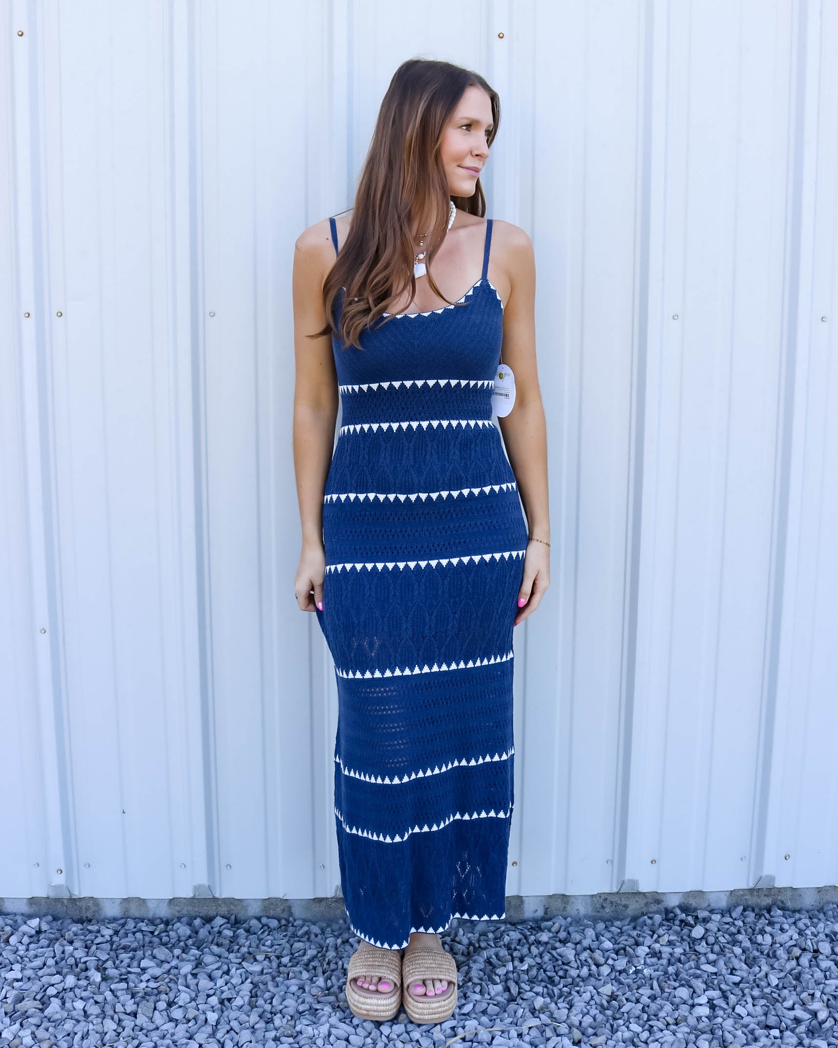 Catamaran Striped Maxi Dress - Olive You BoutiqueZ SUPPLY230386ZD262754