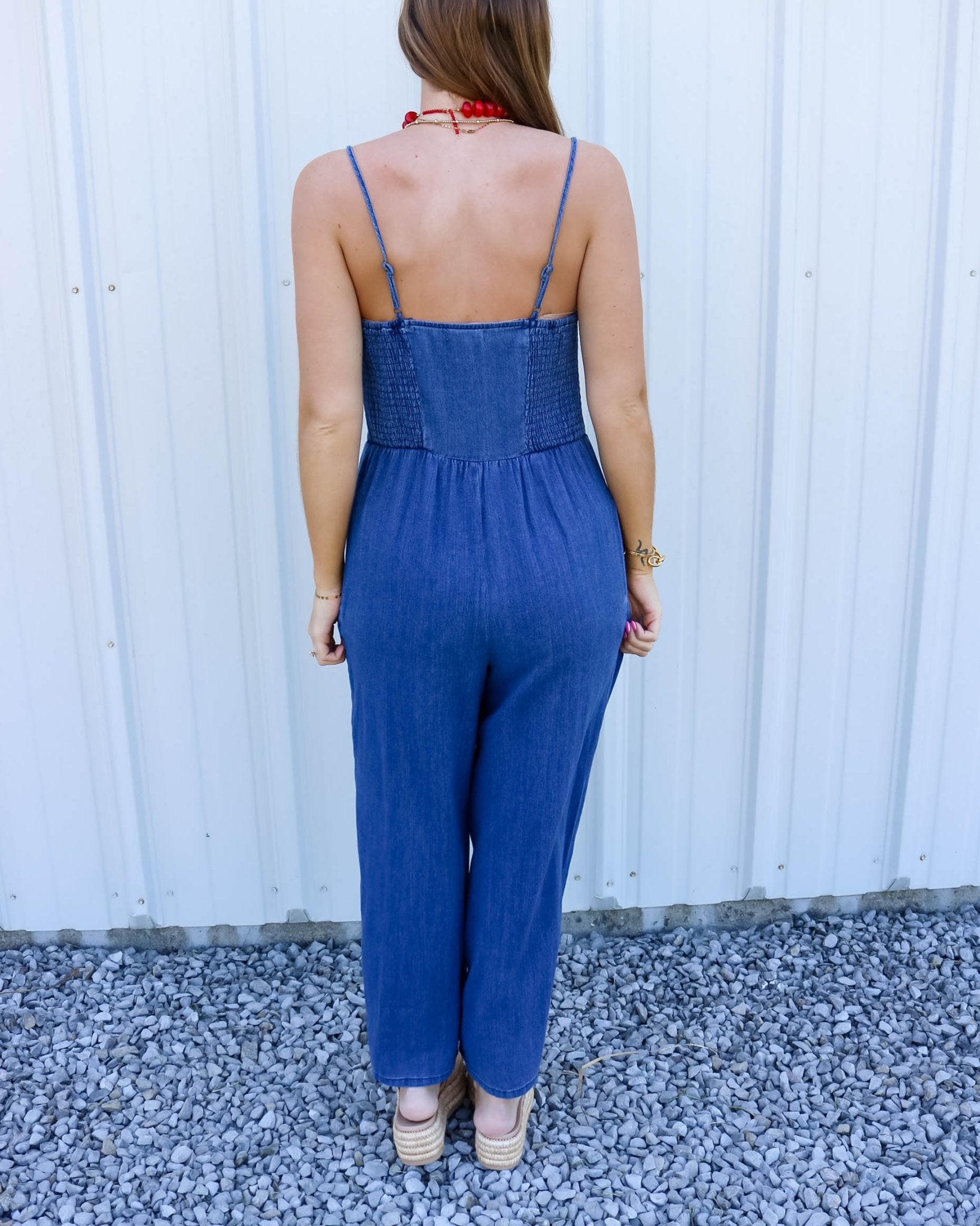 Angel Eyes Twill Jumpsuit - Olive You BoutiqueZ SUPPLY230418ZP262742