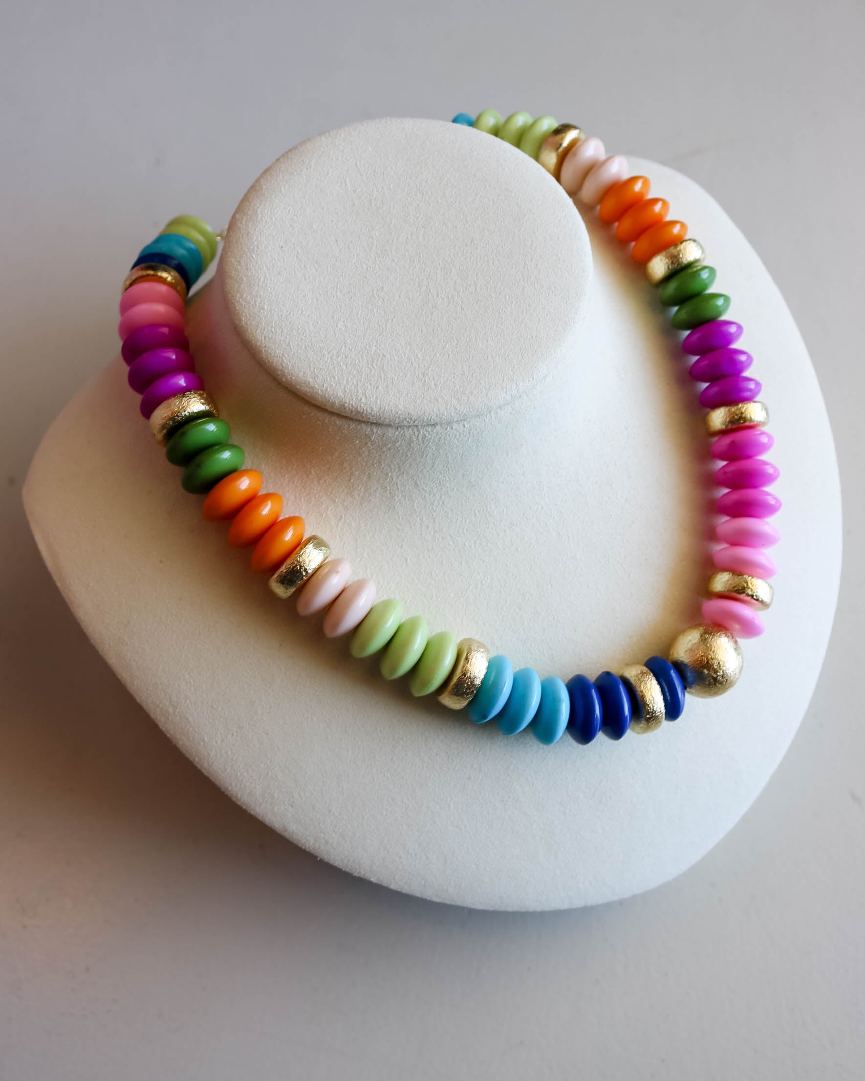 Tobie Beaded Necklace - Rainbow - Olive You BoutiqueGemelli235306TBN Rainbow