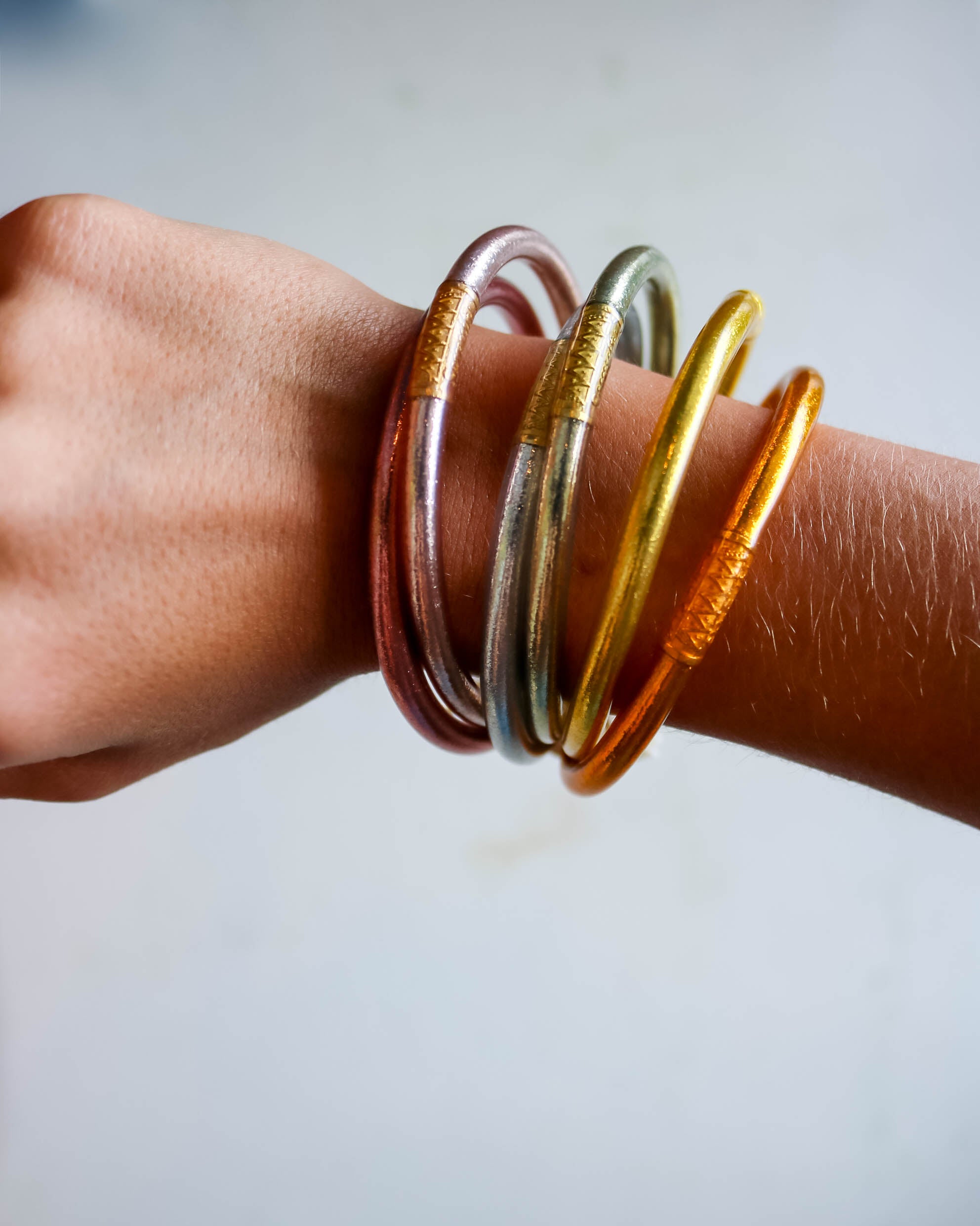 Mixed Bangle Stack