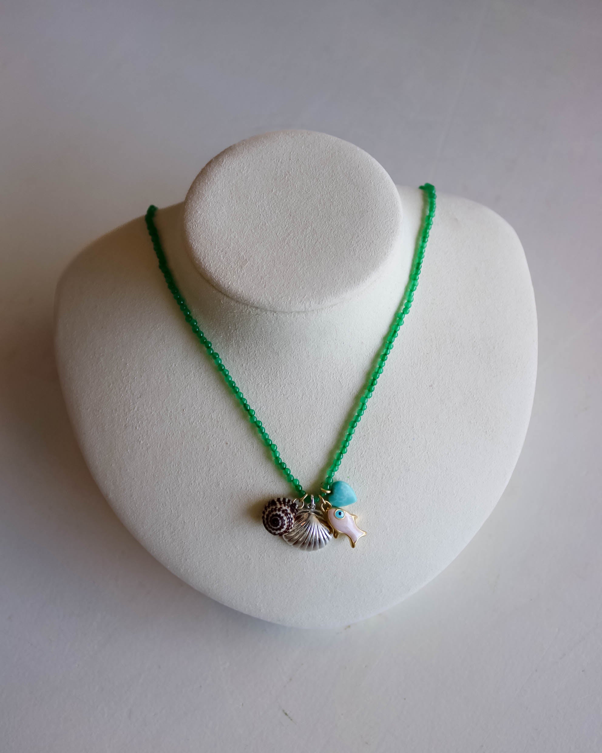Beaded Charm Necklace - Olive You BoutiqueClare V.230847JW-NC-NL-100147