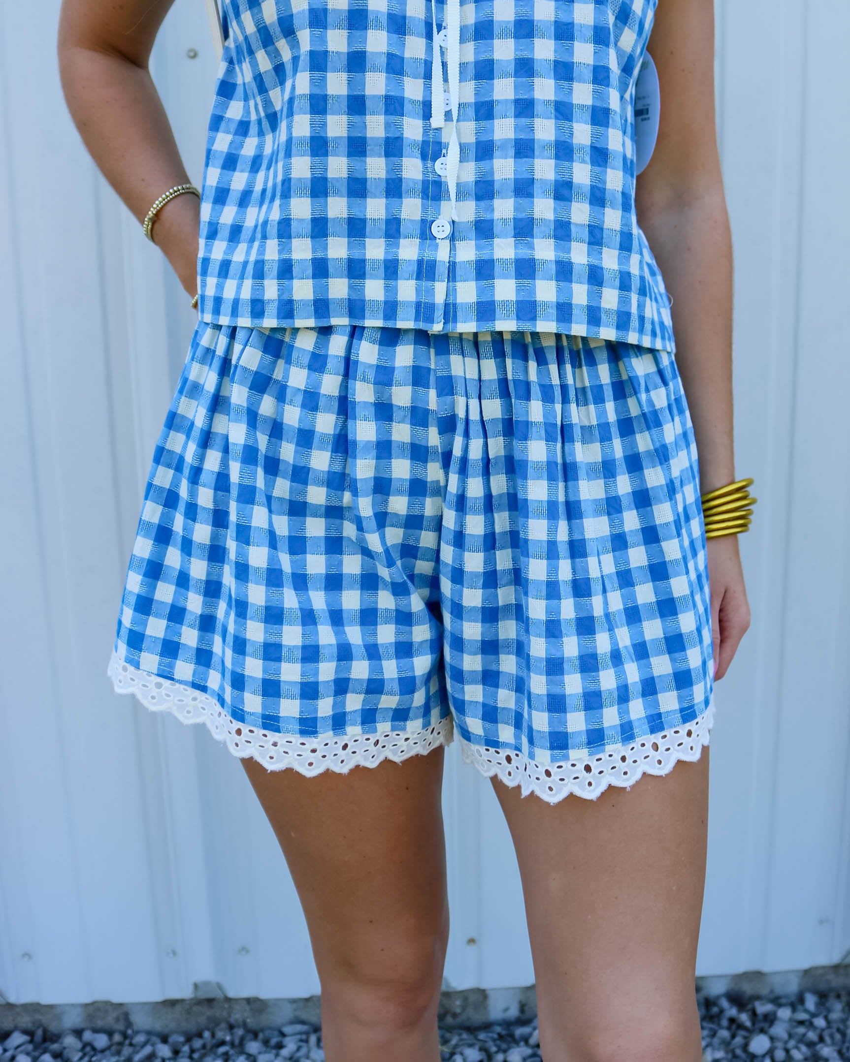 Gingham Willa Short - Olive You BoutiqueSUNSHINE TIENDA234972BOT-WIL-BG