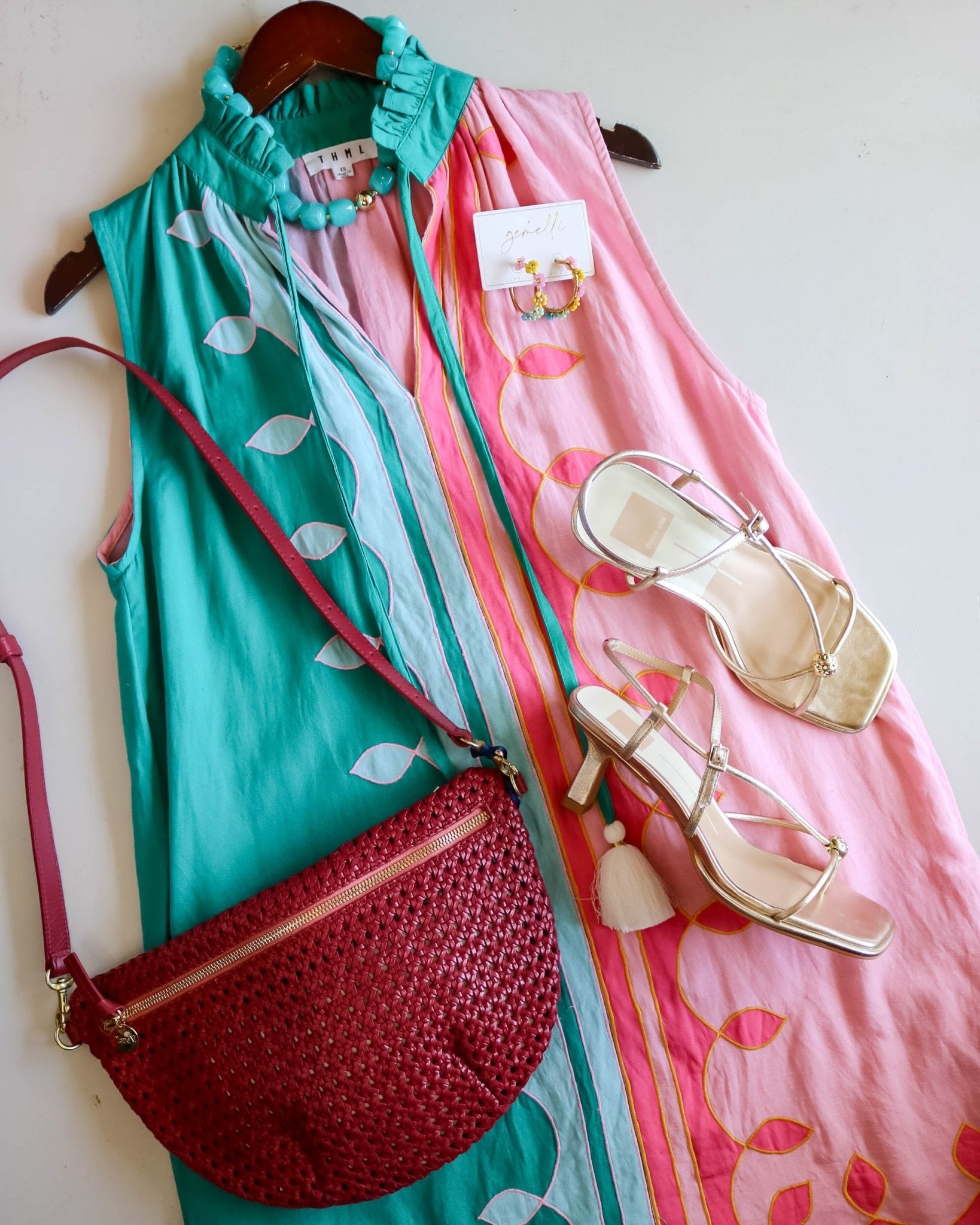 Seaside Colorblock Dress - Olive You BoutiqueTHML235033SRT2181