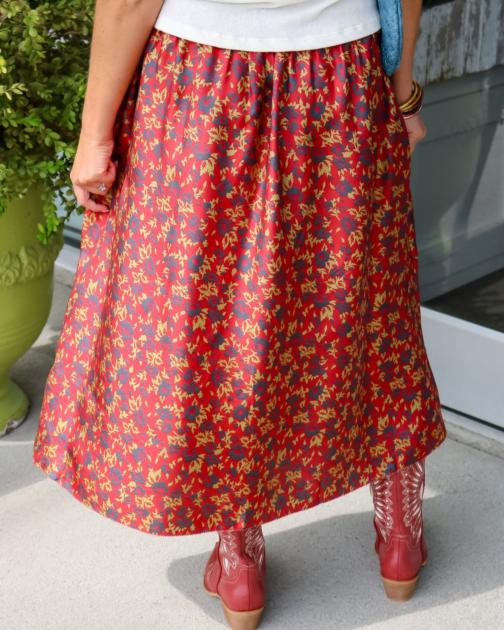 The Canary Skirt- Guilded Poppy - Olive You BoutiqueTHE GREAT235915K123054