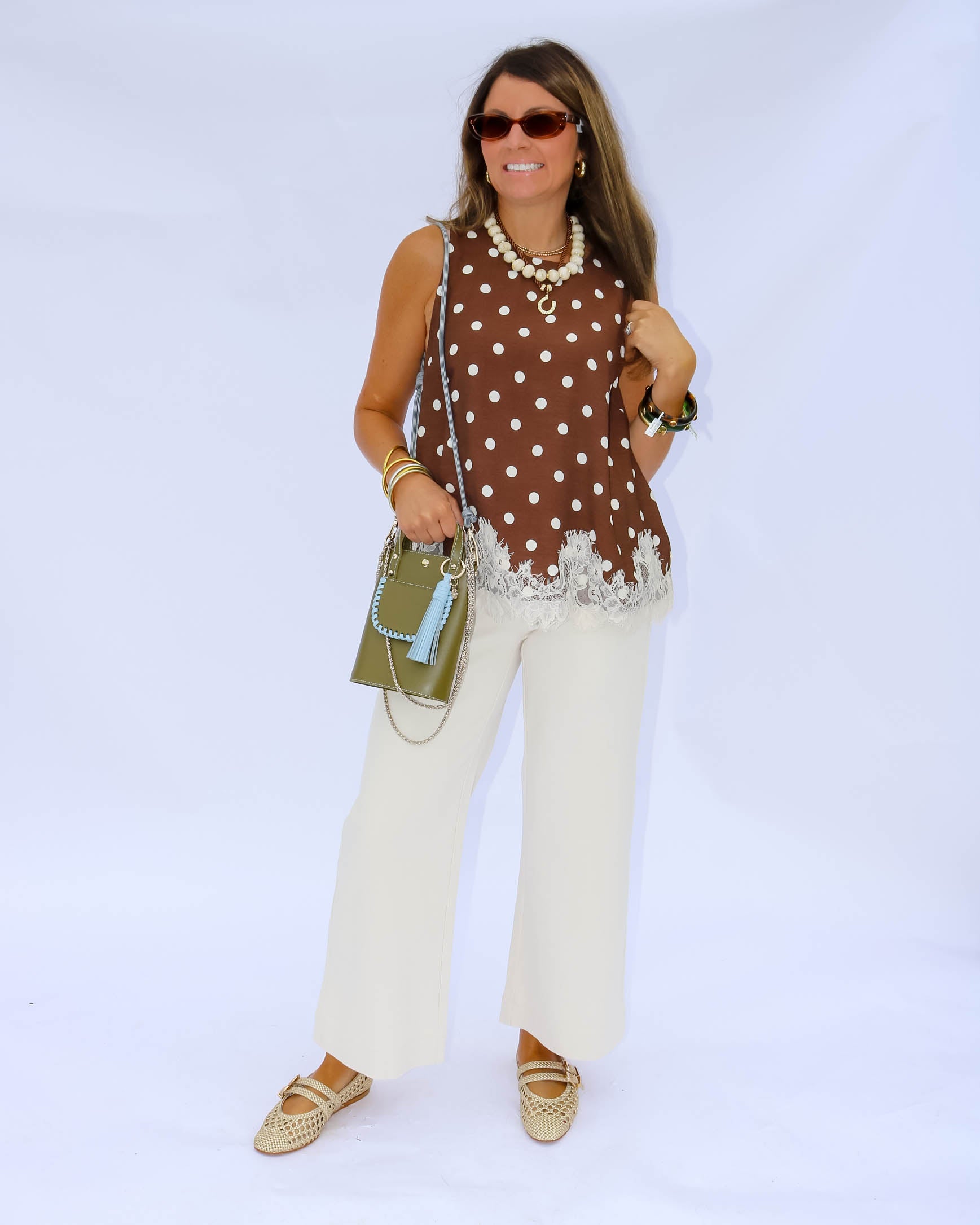 Lace & Dots Tank