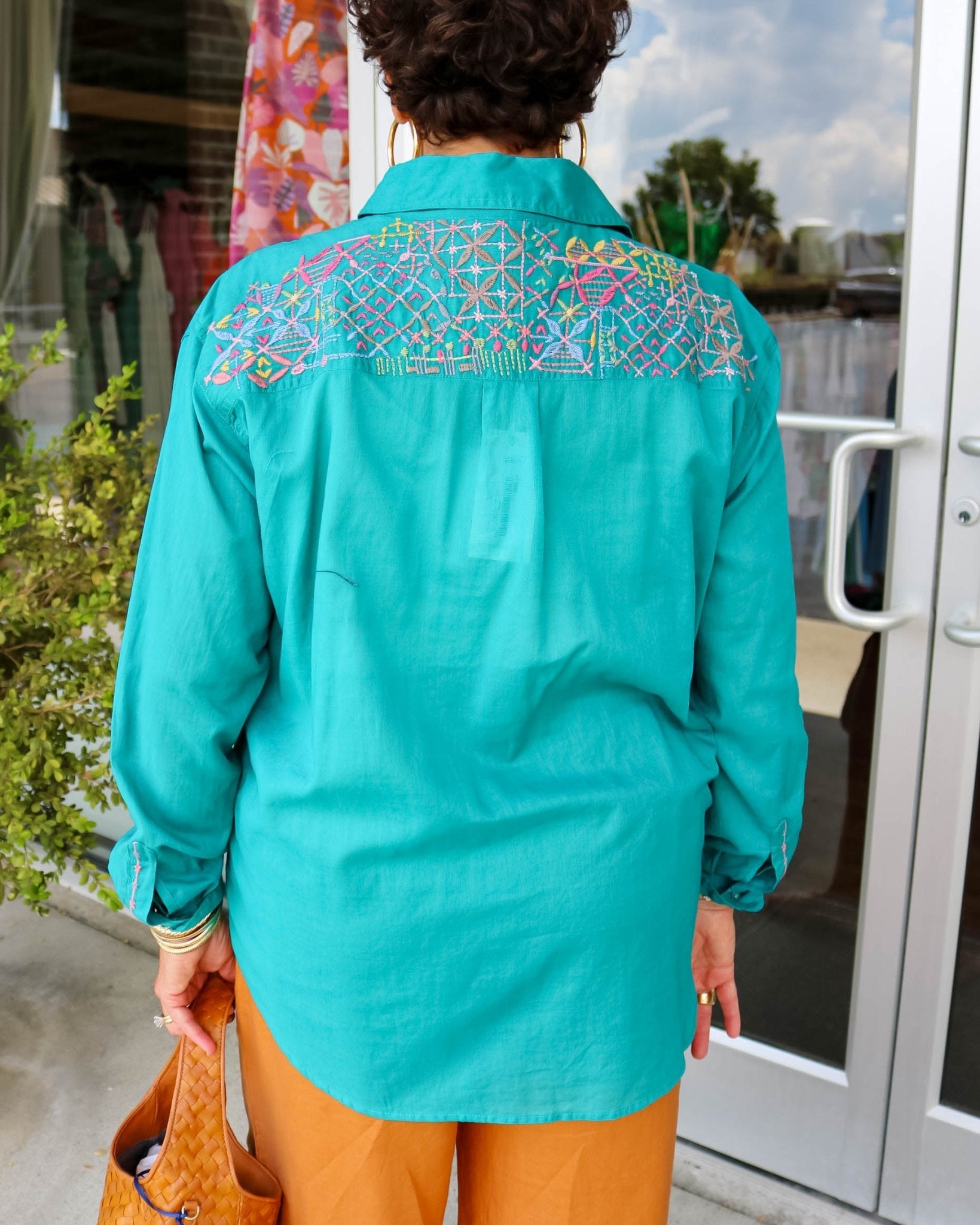 Ryan Oversized Yoke Shirt - Olive You BoutiqueJOHNNY WAS232781W14226-6
