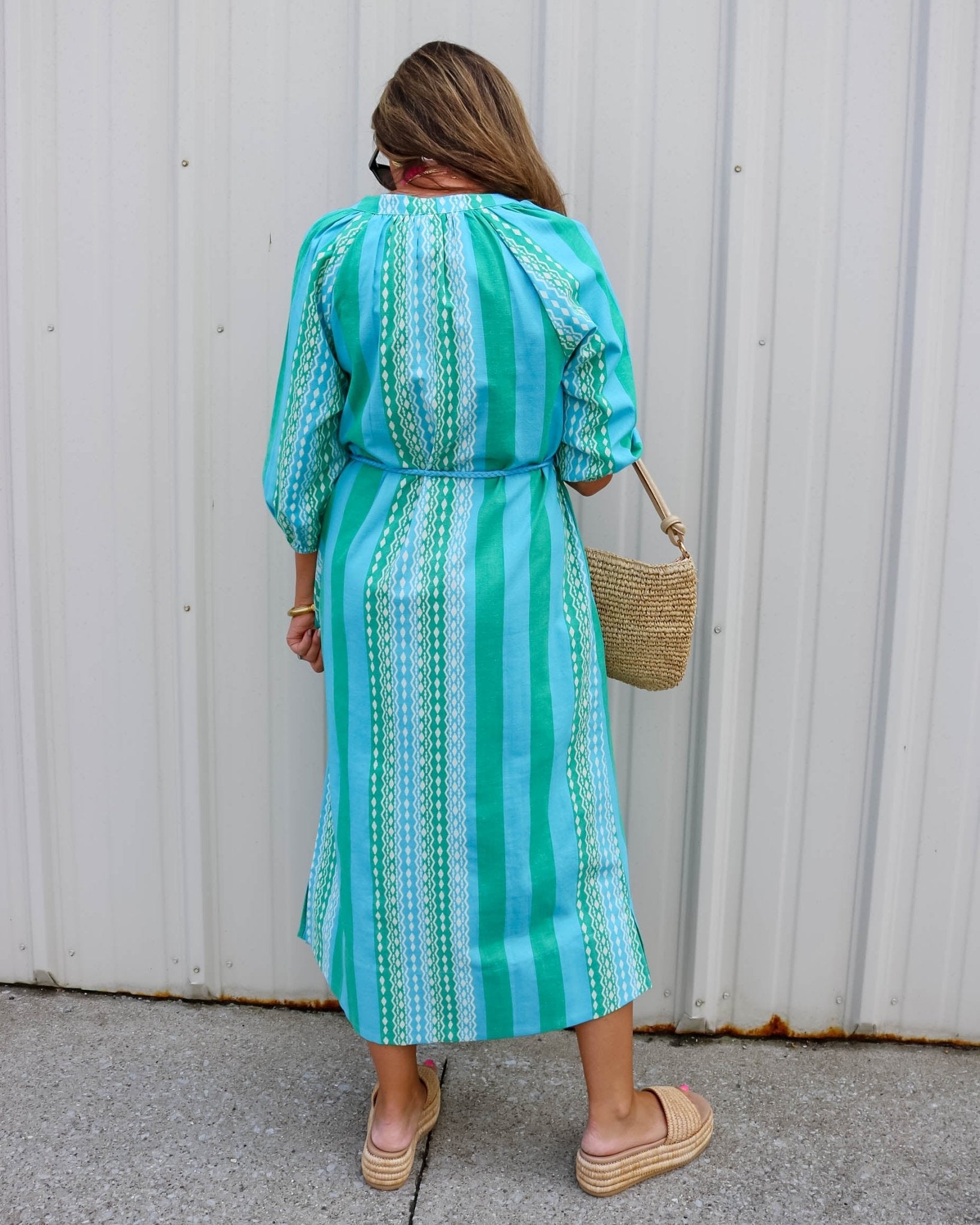 Coastal Tide Midi Dress - Olive You BoutiqueUNCLE FRANK23058075739