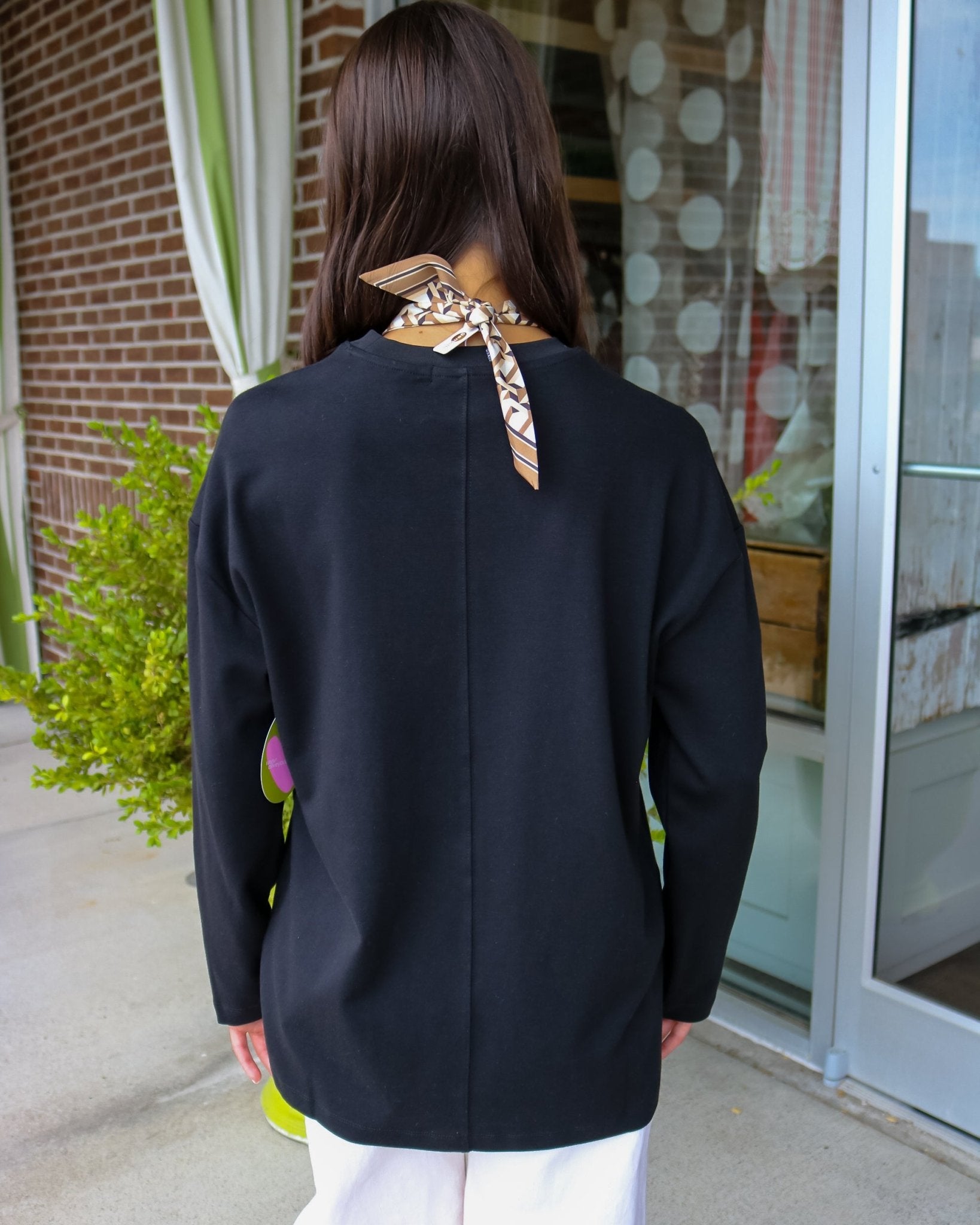 Oversized Long Sleeve Heavy Cotton Tee - Olive You BoutiquePERFECT WHITE TEE232878T401-claire