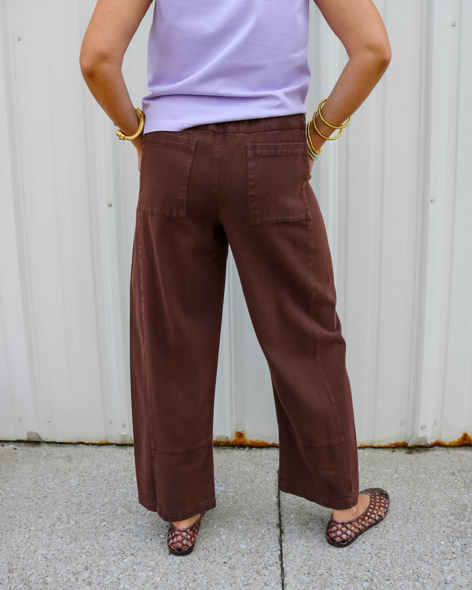 Barrel Leg Pant - Olive You BoutiqueIVY JANE231165221143