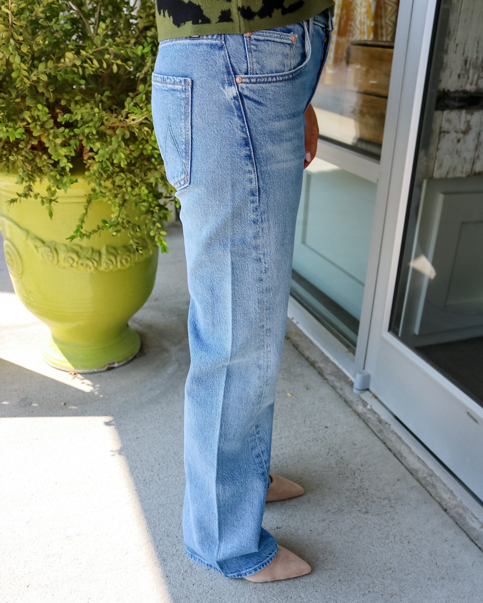 The Bookie Twist Skimp - Olive You BoutiqueMOTHER DENIM23270611716-1296