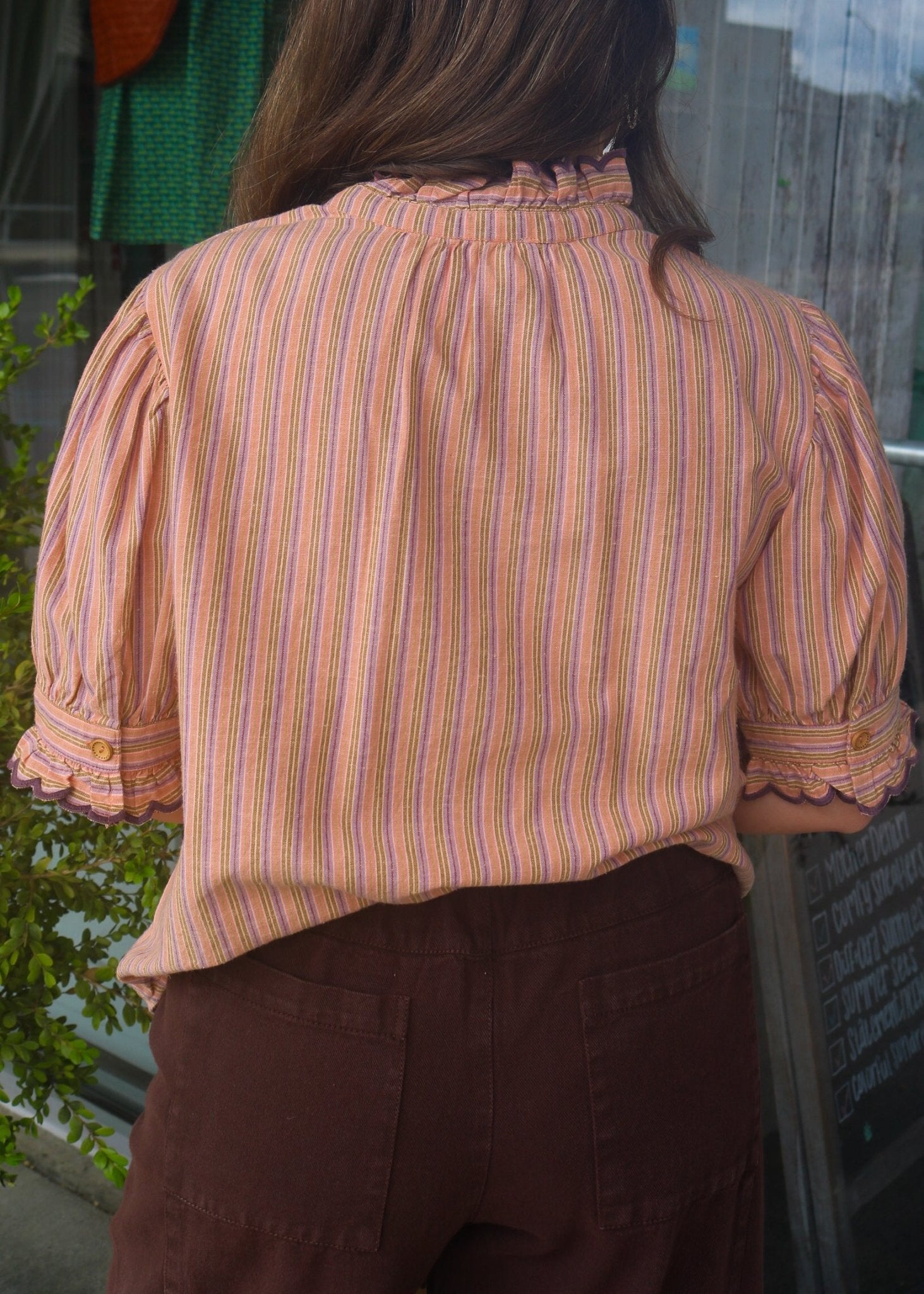 Ribbon Embroidered Shirt - Olive You BoutiqueIVY JANE231266621611