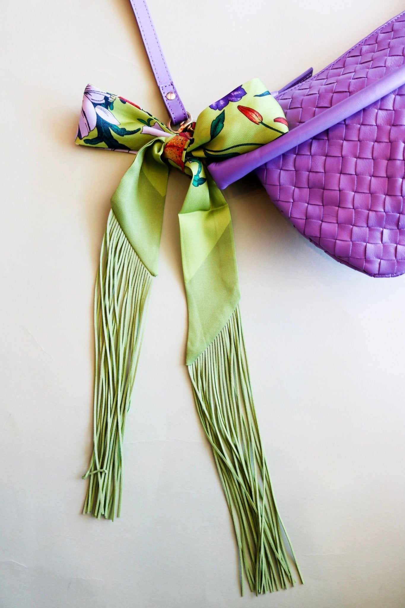 Frilly Scarf - Green Floral - Olive You BoutiqueGemelli235716Frilly Scarf - Green Floral