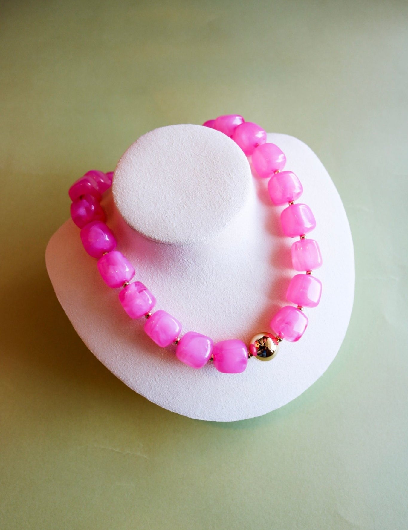 Preston Necklace - Hot Pink - Olive You BoutiqueGemelli235684Preston - Hot Pink