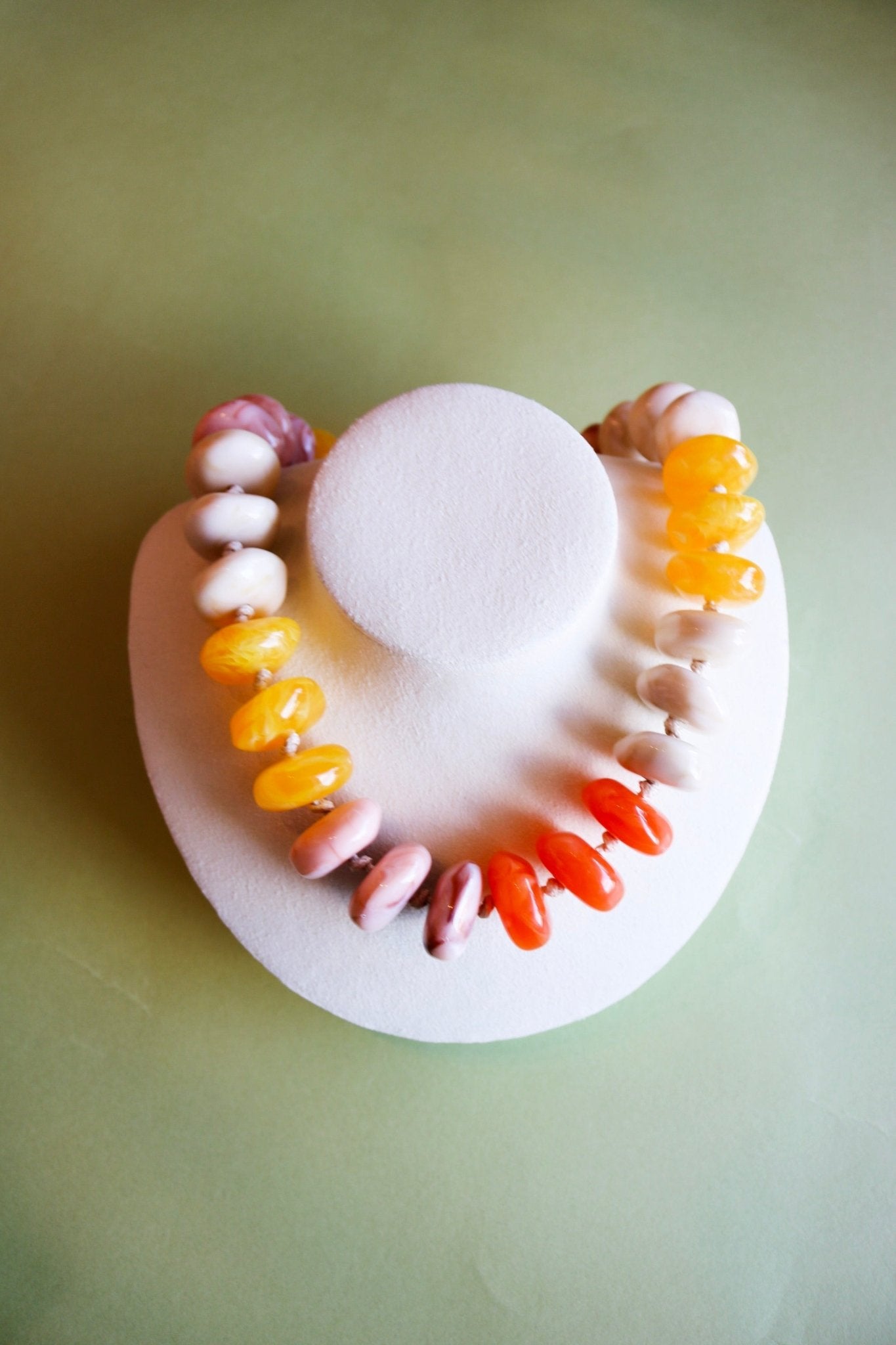 Delray Necklace - Orange/Yellow - Olive You BoutiqueGemelli235703Delray - Orange/Yellow