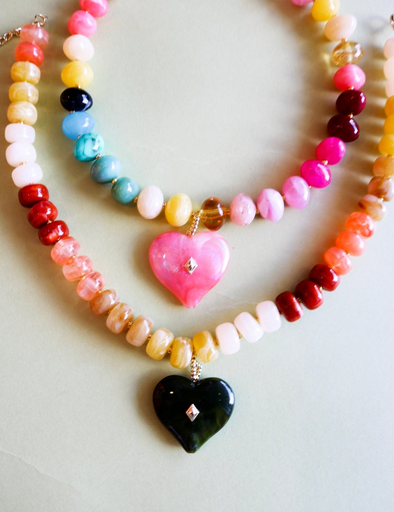 Holden Heart Necklace - Earth Pastel - Olive You BoutiqueGemelli235705Holden - Earth Pastel