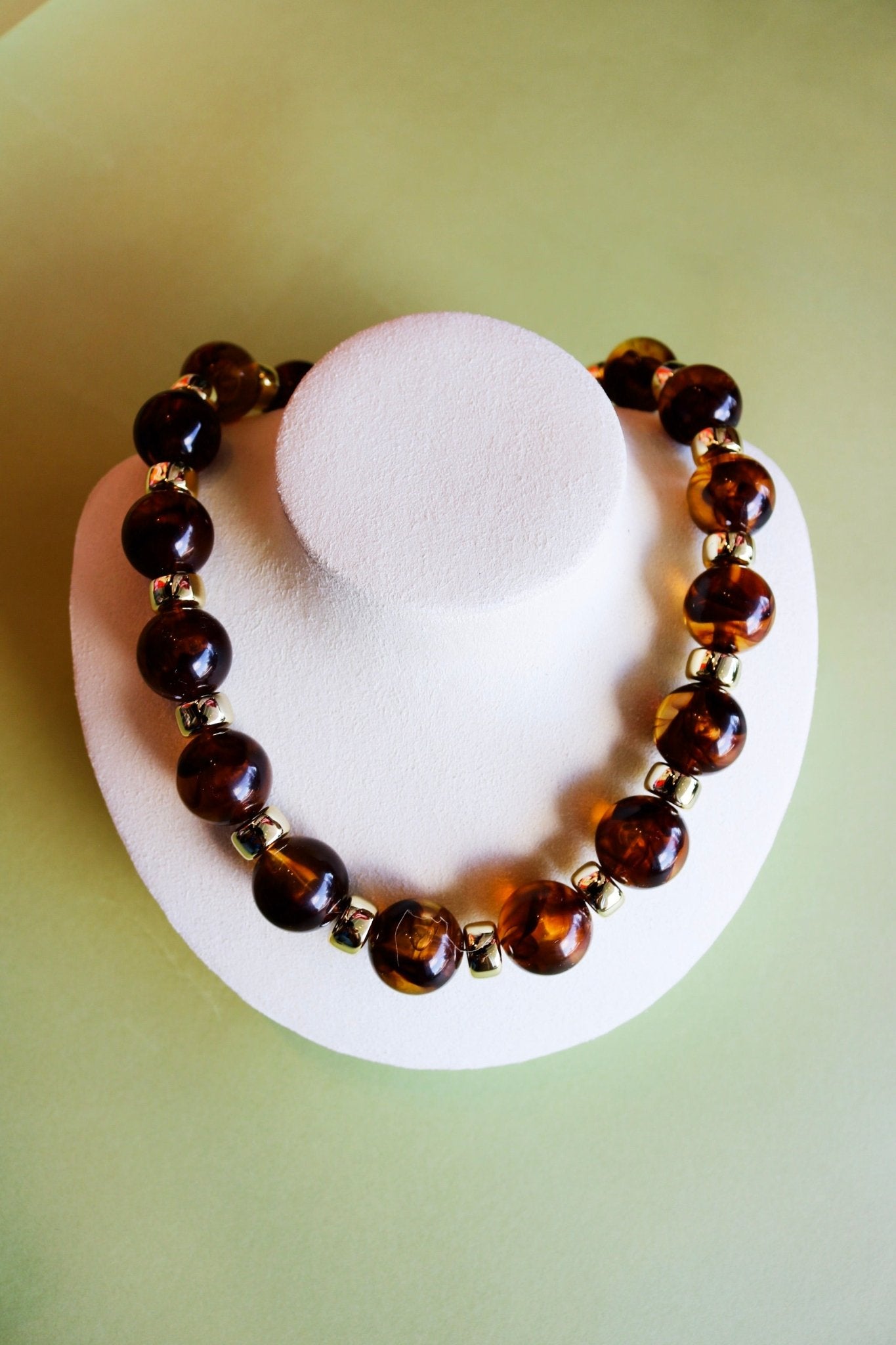 Jessica Beaded Necklace - Tortoise - Olive You BoutiqueGemelli235709Jessica - Tortoise