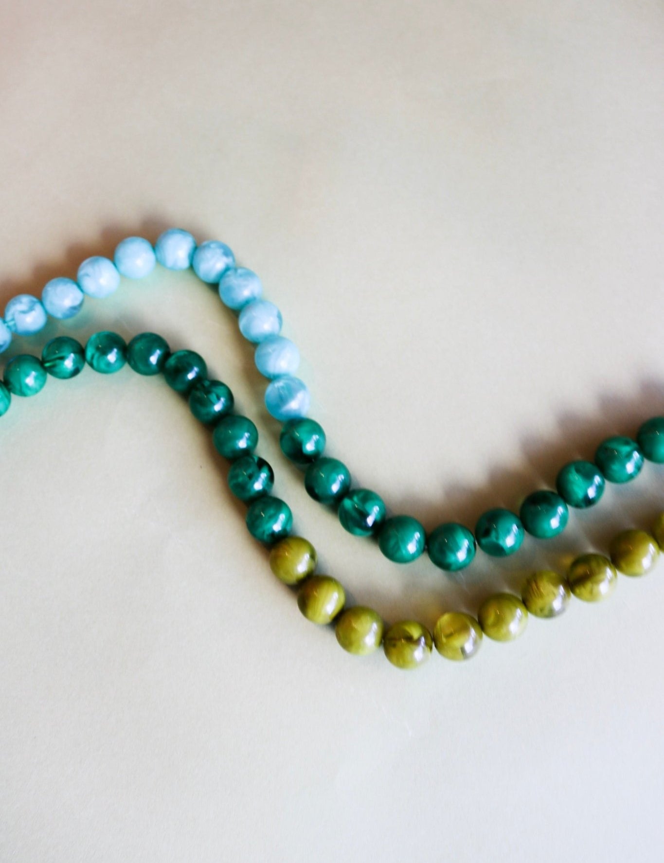 Wrenley 2 Tone Necklace - Chartreuse - Olive You BoutiqueGemelli235711Wrenley - 2T Chartreuse