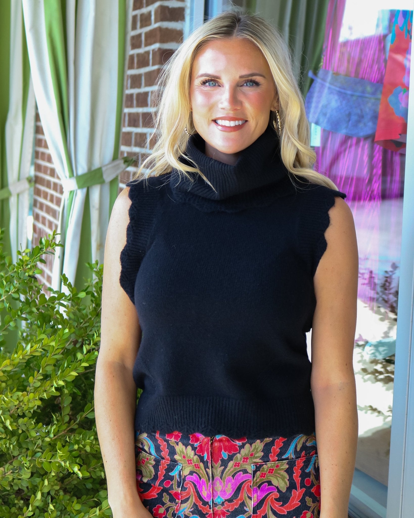 Heather Convertible Sweater (Black) - Olive You BoutiqueELIZABETH JAMES THE LABEL236780265350-B