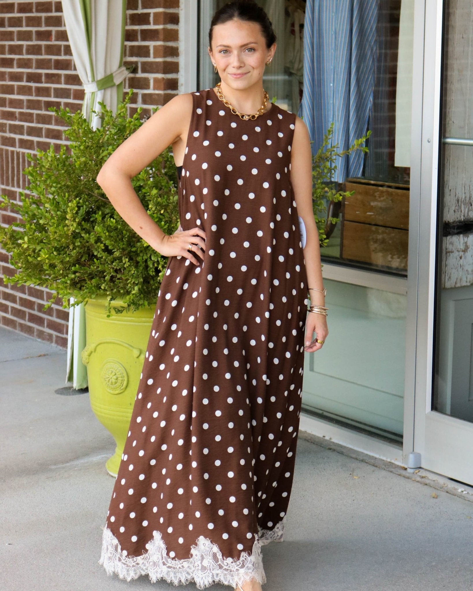 Dotted Lace Dress - Olive You BoutiqueOLIVE YOU235078D32169