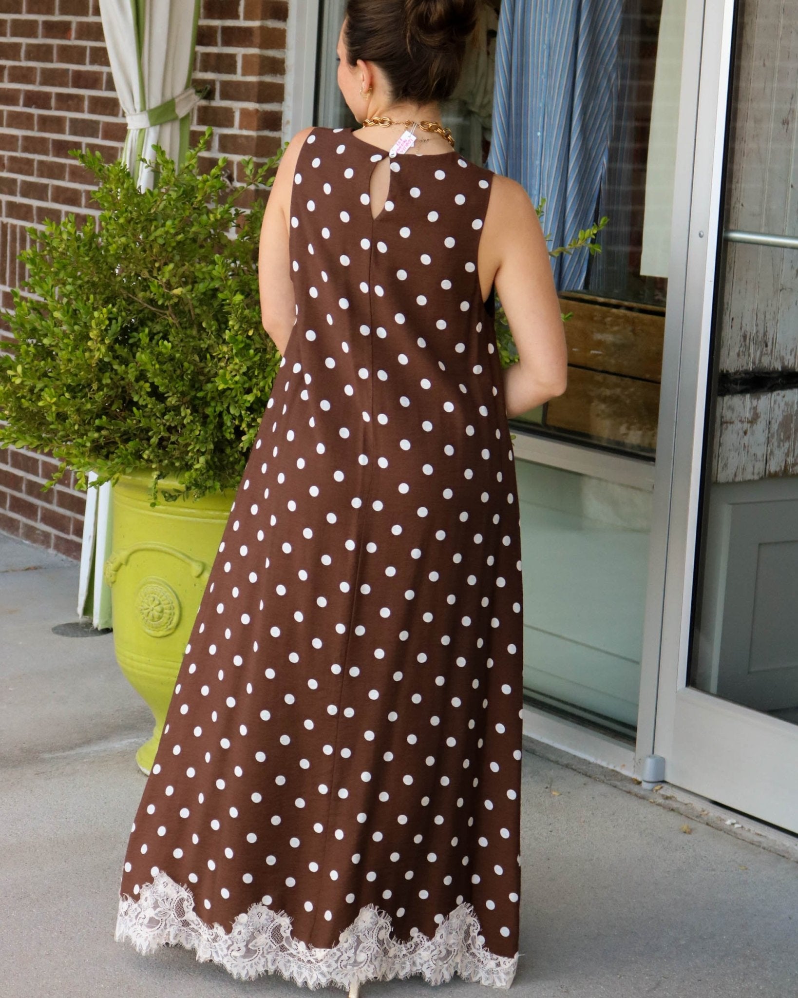 Dotted Lace Dress - Olive You BoutiqueOLIVE YOU235078D32169