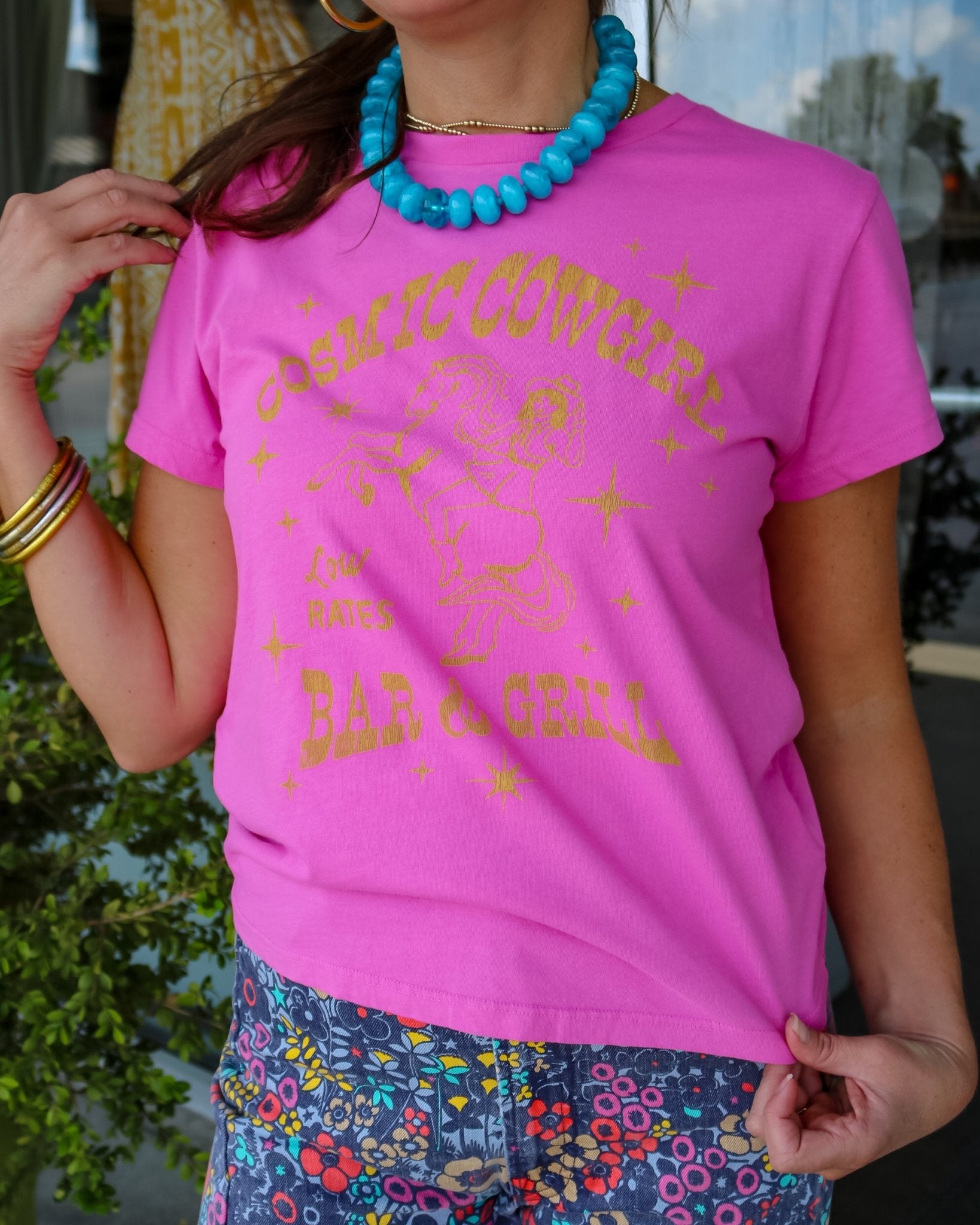 Lil Goodie Goodie Cosmic Cowgirl Tee - Olive You BoutiqueMOTHER DENIM2326758341-315cc