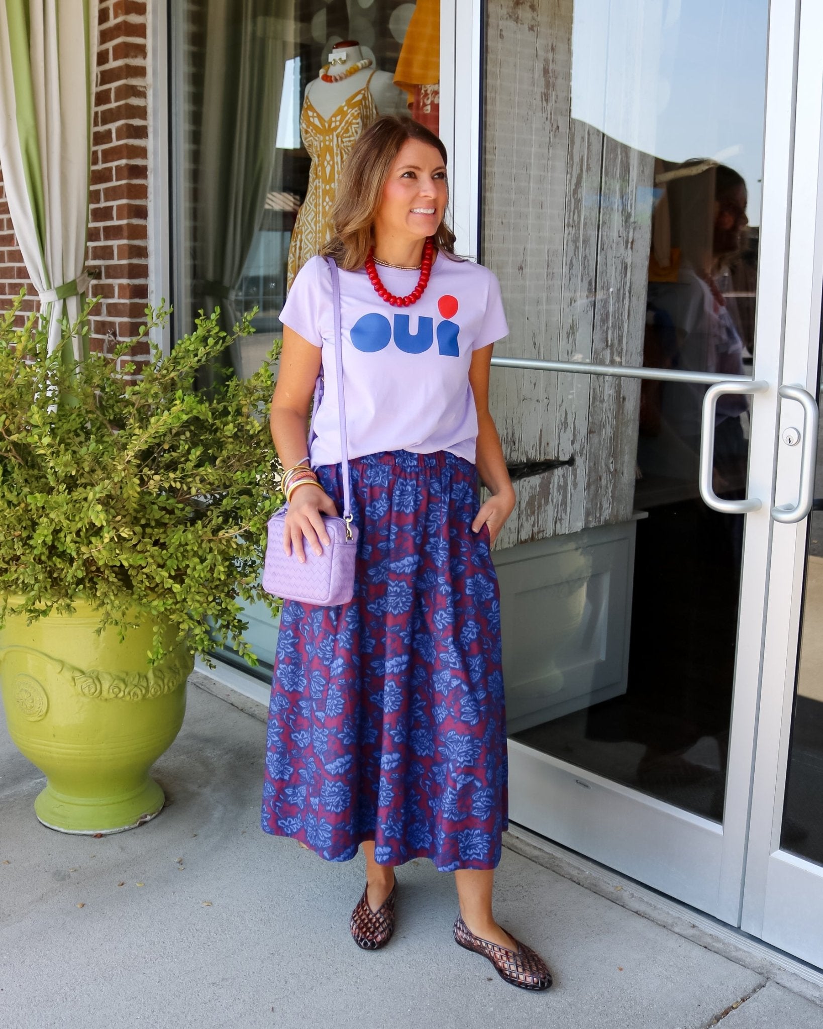 Classic Oui Tee - Olive You BoutiqueClare V.230984CVA1000846
