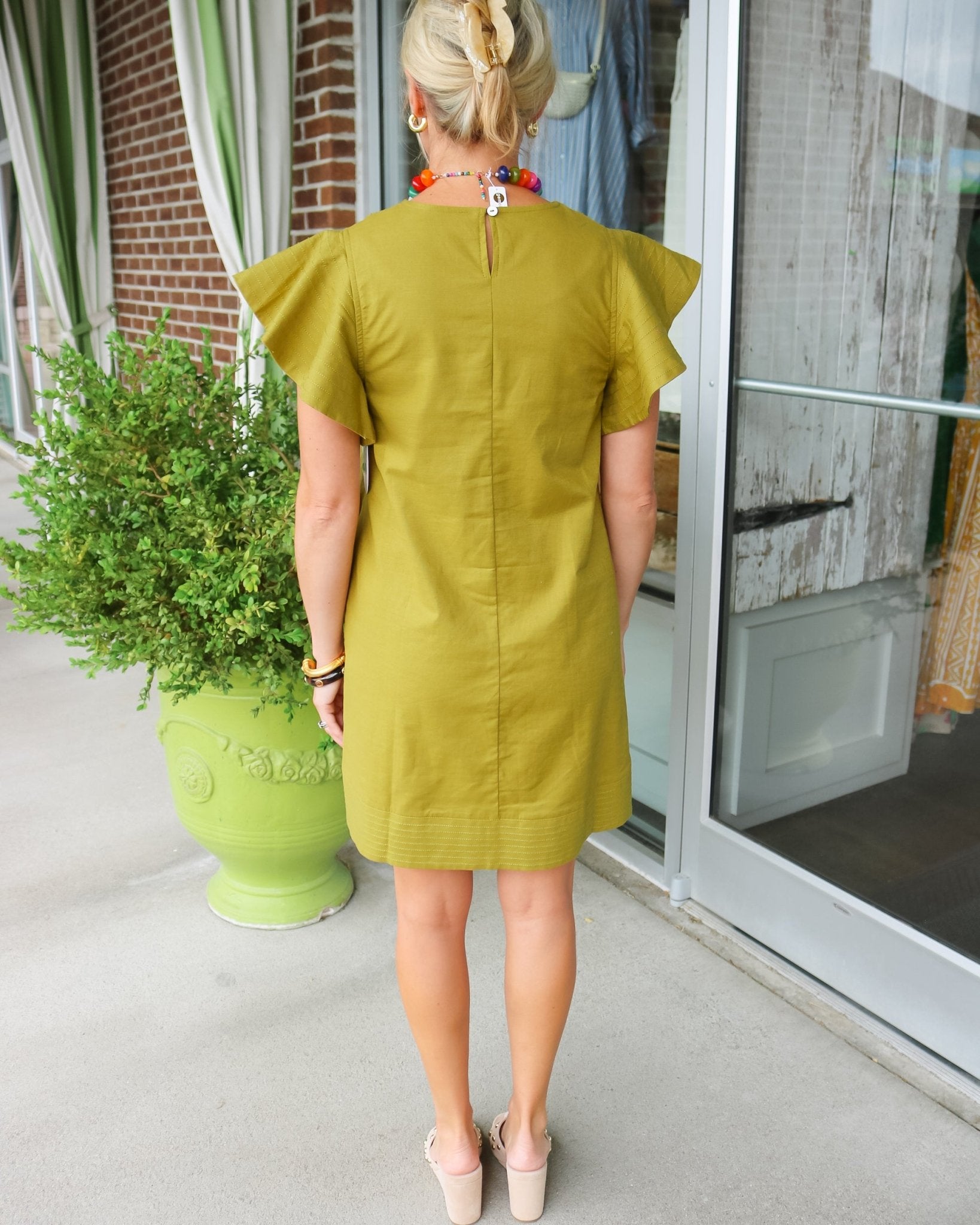 Solid Olive Martini Dress - Olive You BoutiqueOLIVE YOU235556D31669