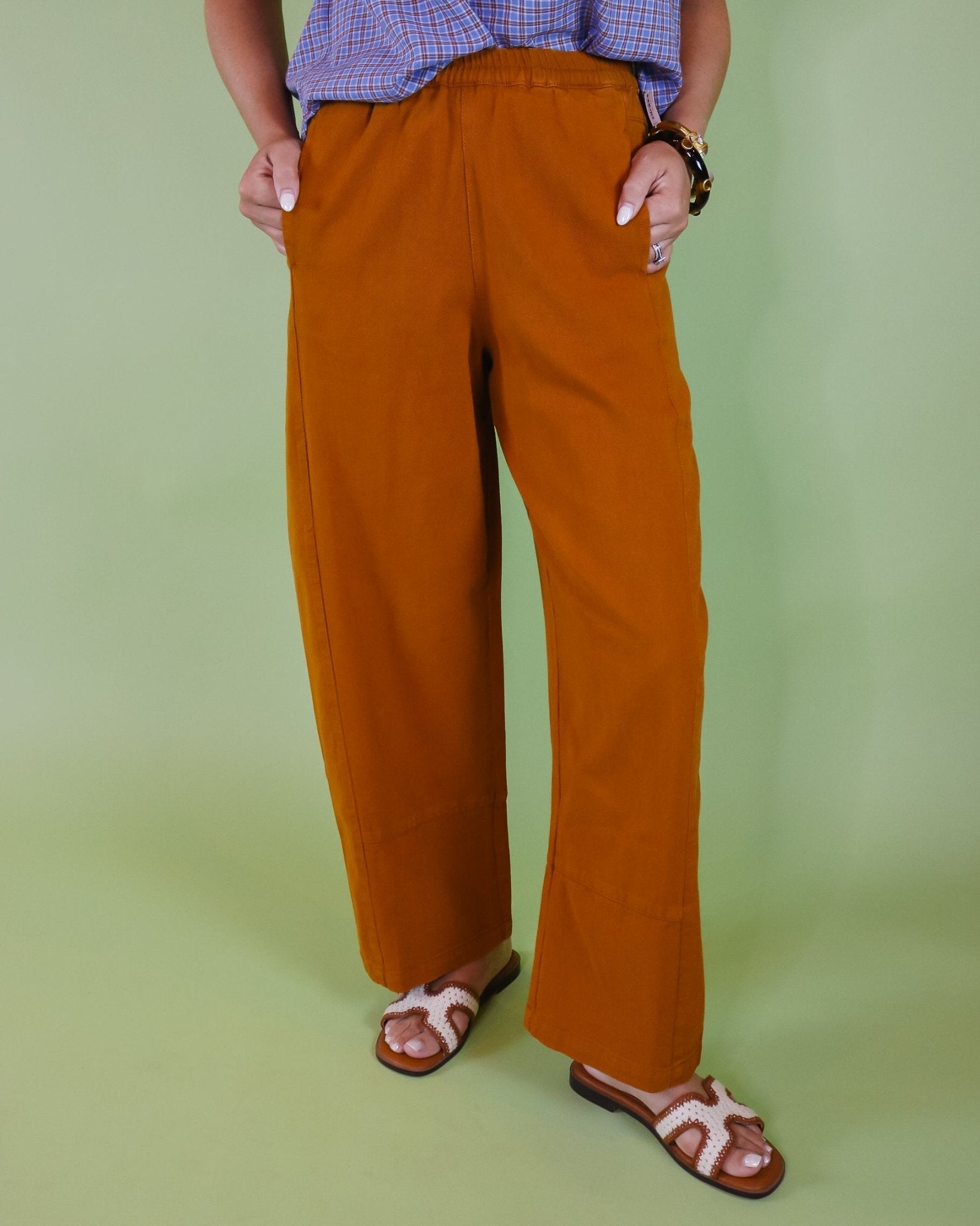 Barrel Leg Pant - Olive You BoutiqueIVY JANE231165221143