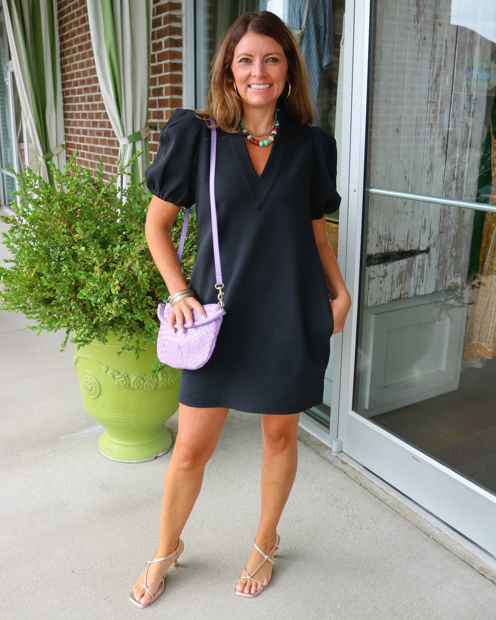 Hampton Mini Puff Sleeve Dress - Olive You BoutiqueEmily McCarthy2310601050