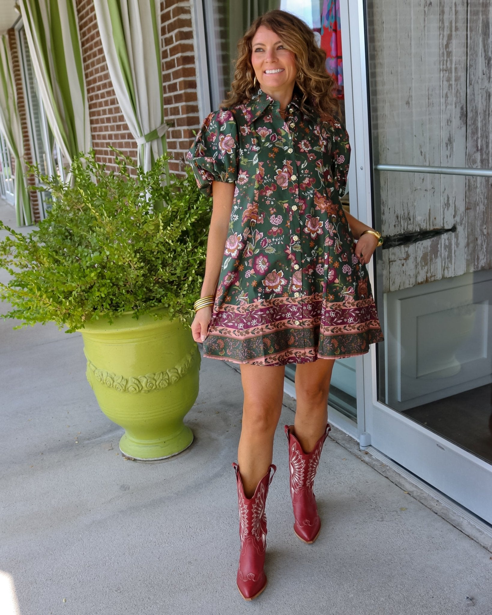 Perfect Fall Floral Dress - Olive You BoutiqueOLIVE YOU2365412605-241LDB