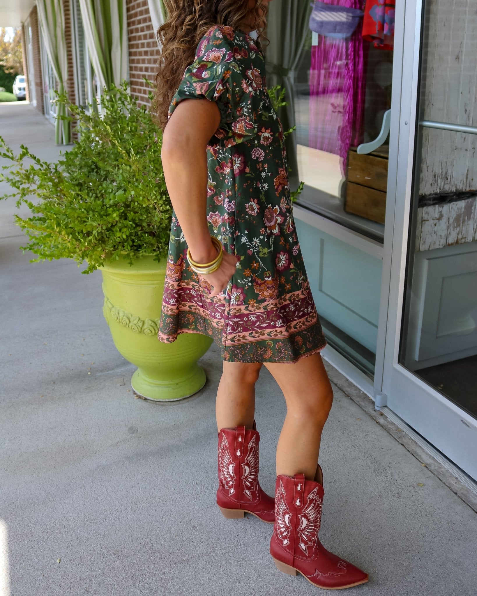 Perfect Fall Floral Dress - Olive You BoutiqueOLIVE YOU2365412605-241LDB