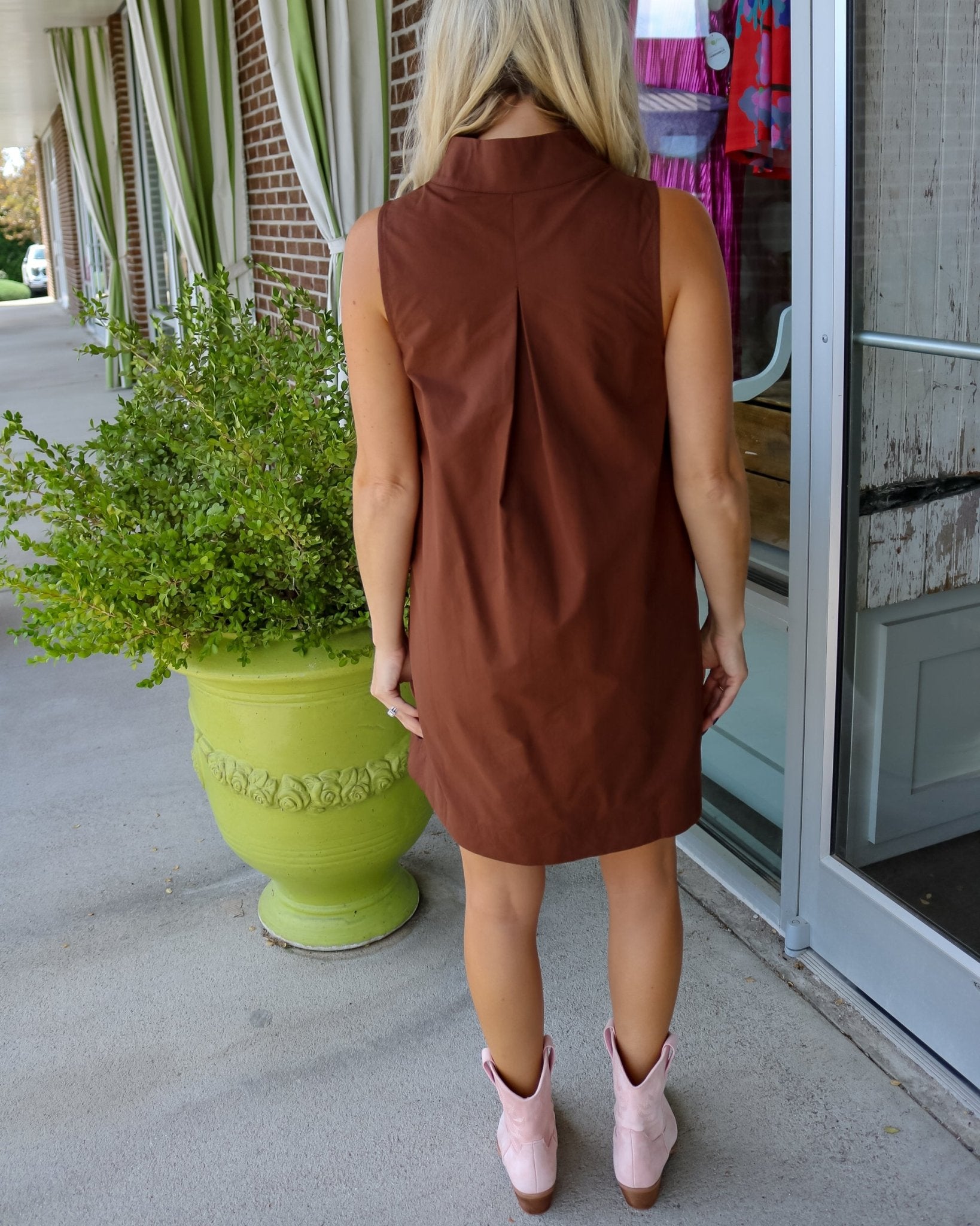 Espresso Shift Dress - Olive You BoutiqueOLIVE YOU236597D33217