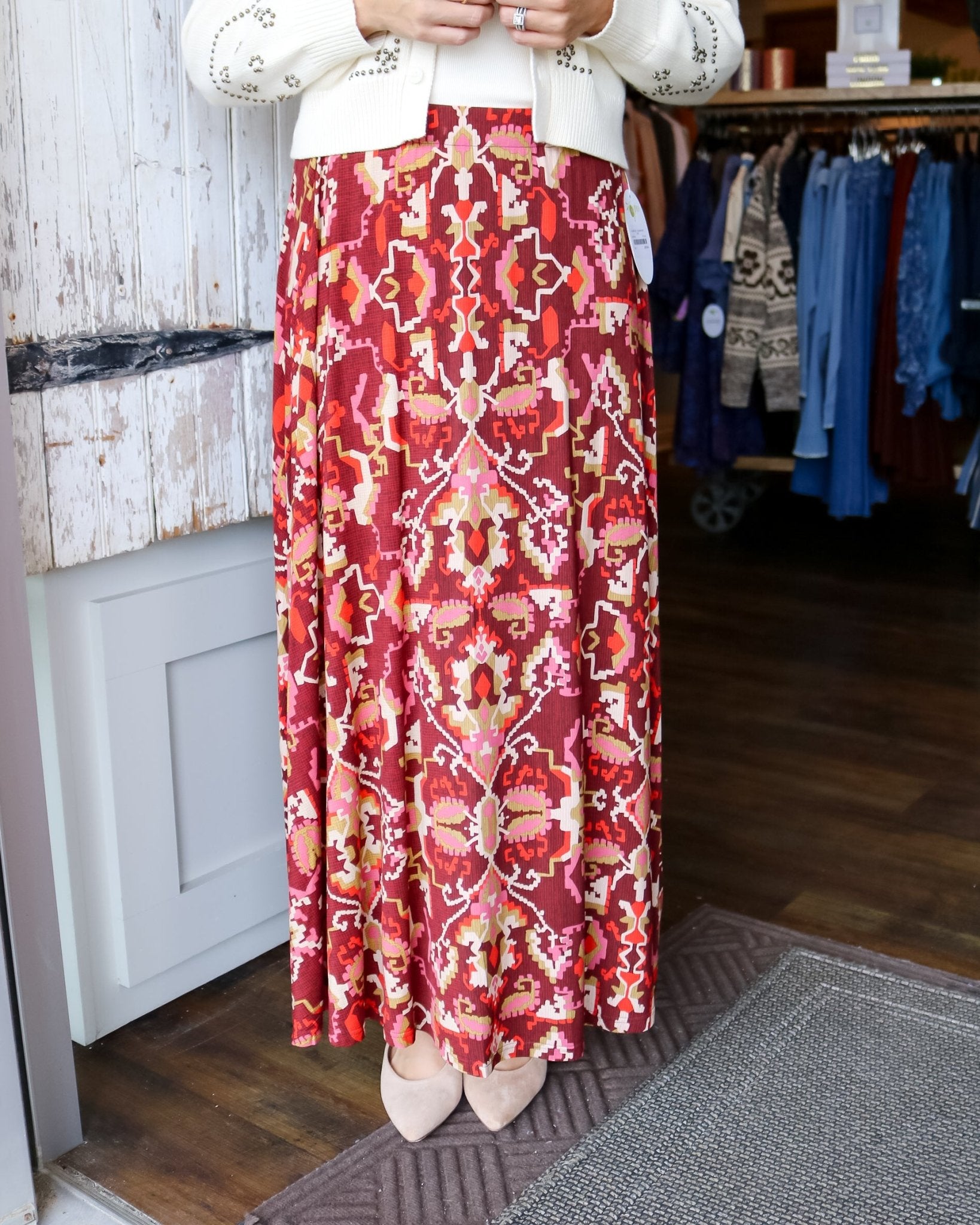 Lexi Midi Skirt - Olive You BoutiqueLOVE THE LABEL234440L2609-8074