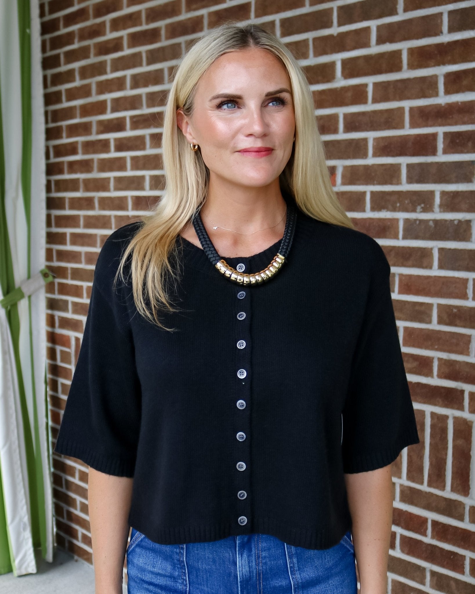 Cardigan Button Sweater - Olive You BoutiqueIVY JANE236678921017- Black