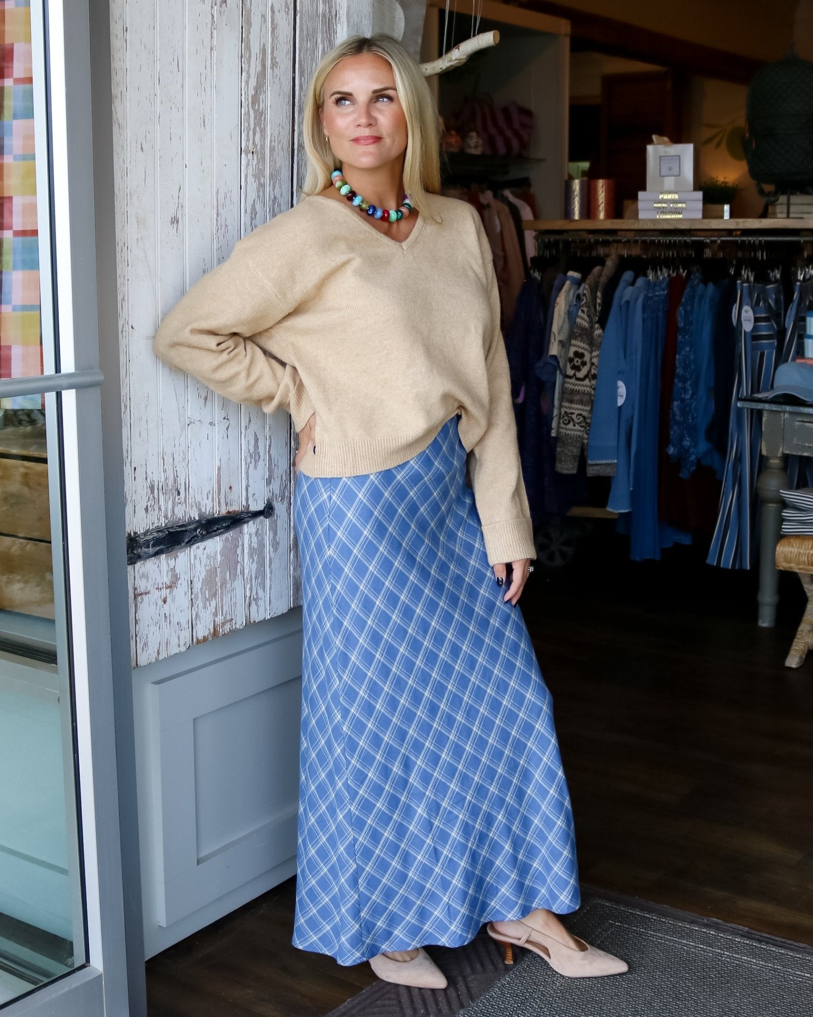 Europa Plaid Skirt - Olive You BoutiqueZ SUPPLY236087ZK263446S