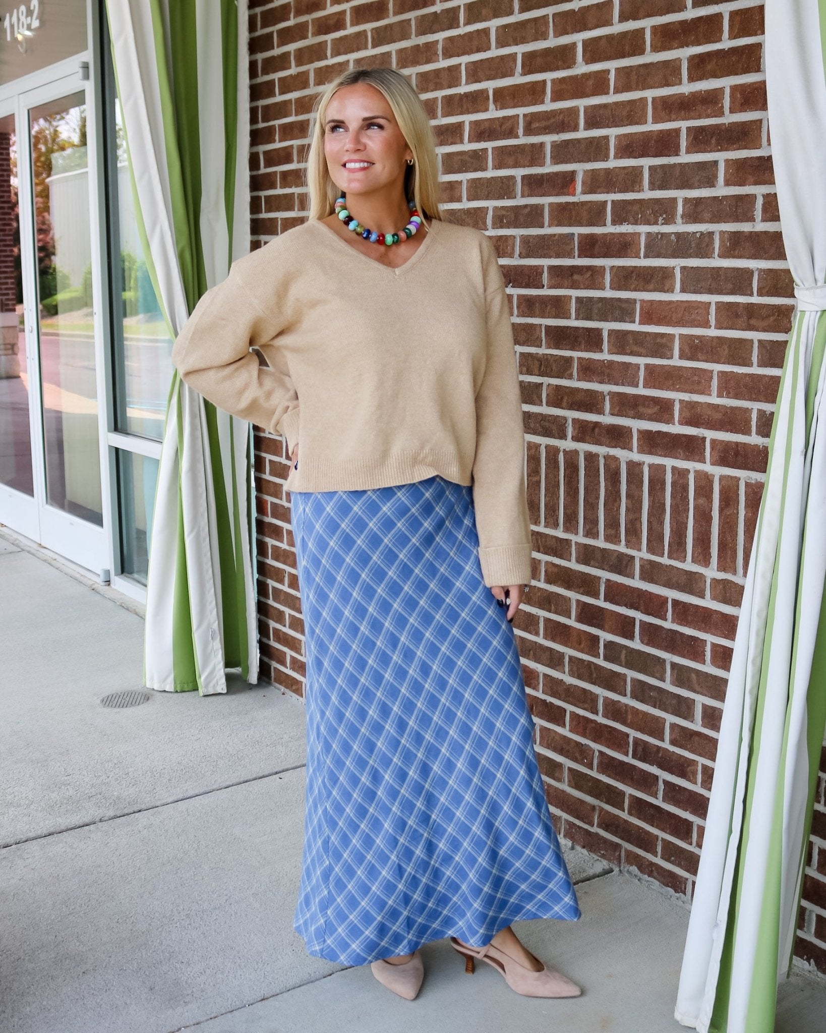 Europa Plaid Skirt - Olive You BoutiqueZ SUPPLY236087ZK263446S
