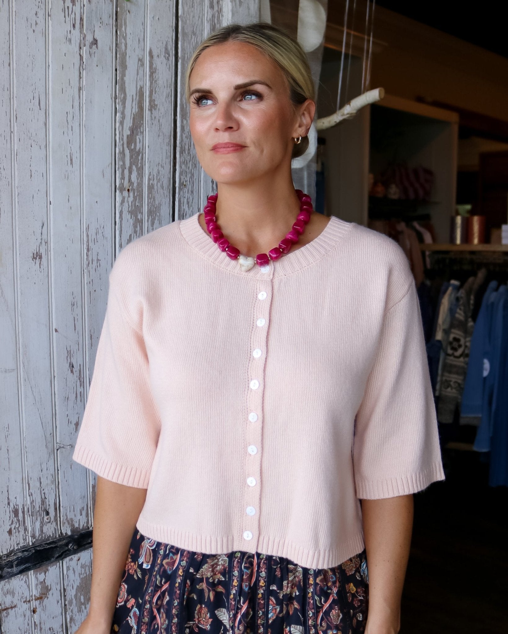 Cardigan Button Sweater - Olive You BoutiqueIVY JANE236787921017-Blush