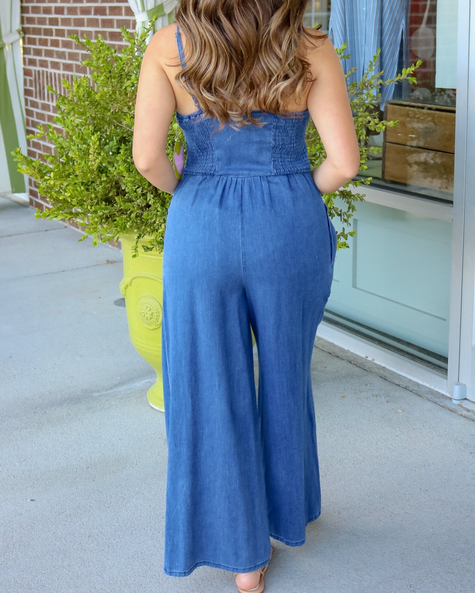 Angel Eyes Twill Jumpsuit - Olive You BoutiqueZ SUPPLY230418ZP262742