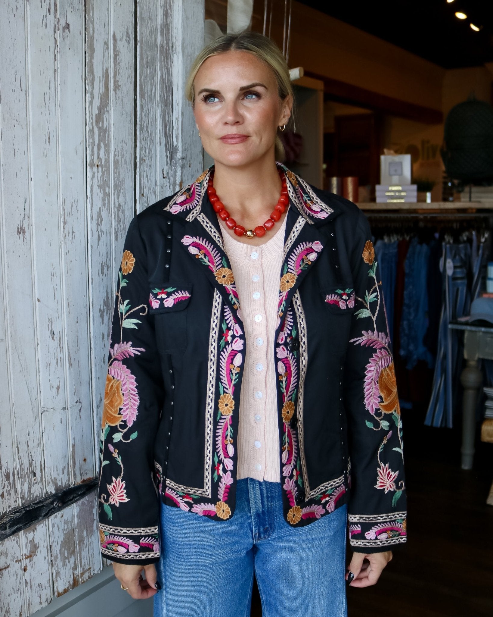 Rufus Jacket - Olive You BoutiqueJOHNNY WAS234237C48126-8