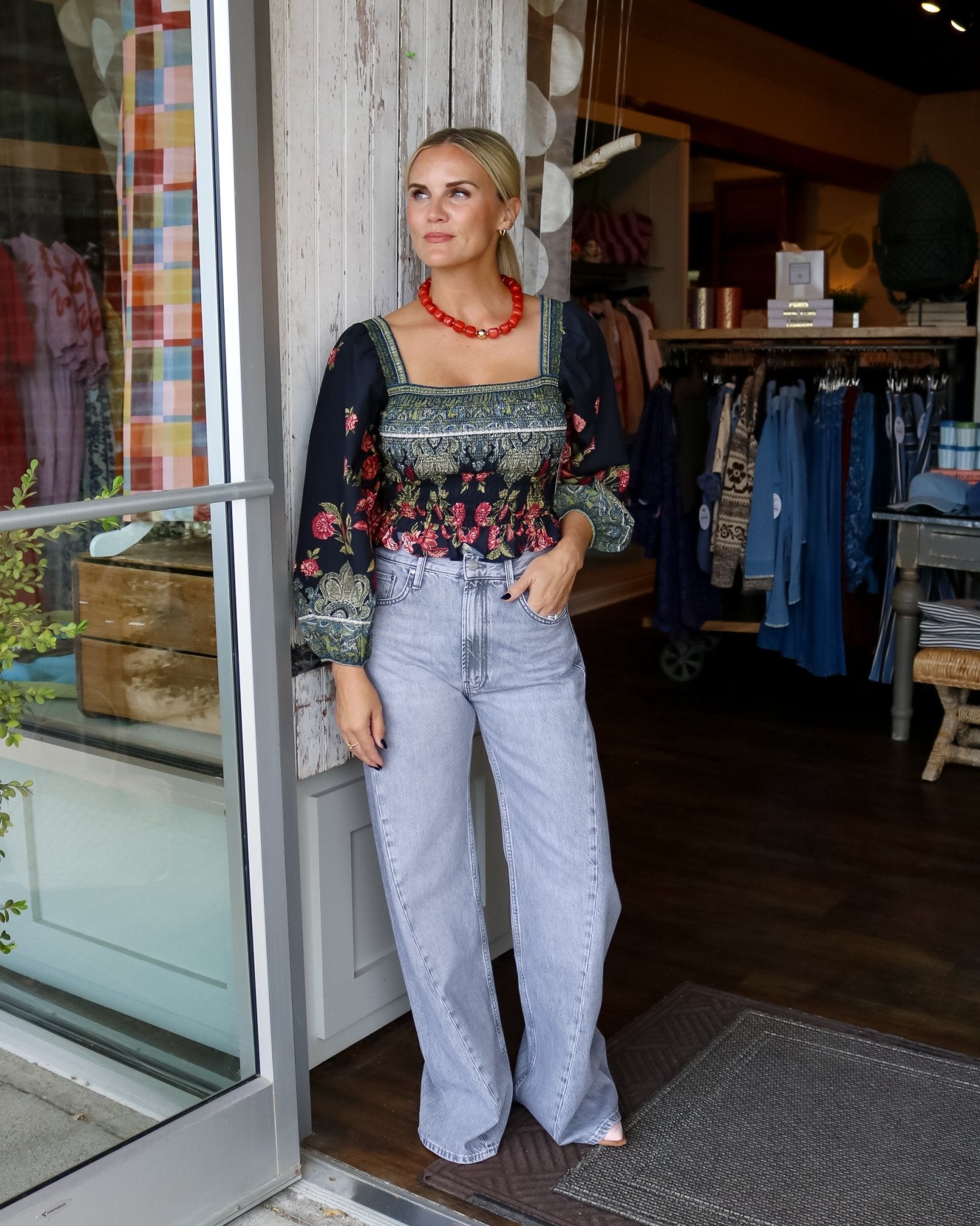 Ekaterina Top in Eglantine Print - Olive You BoutiqueCLEOBELLA233127CM26FA201461