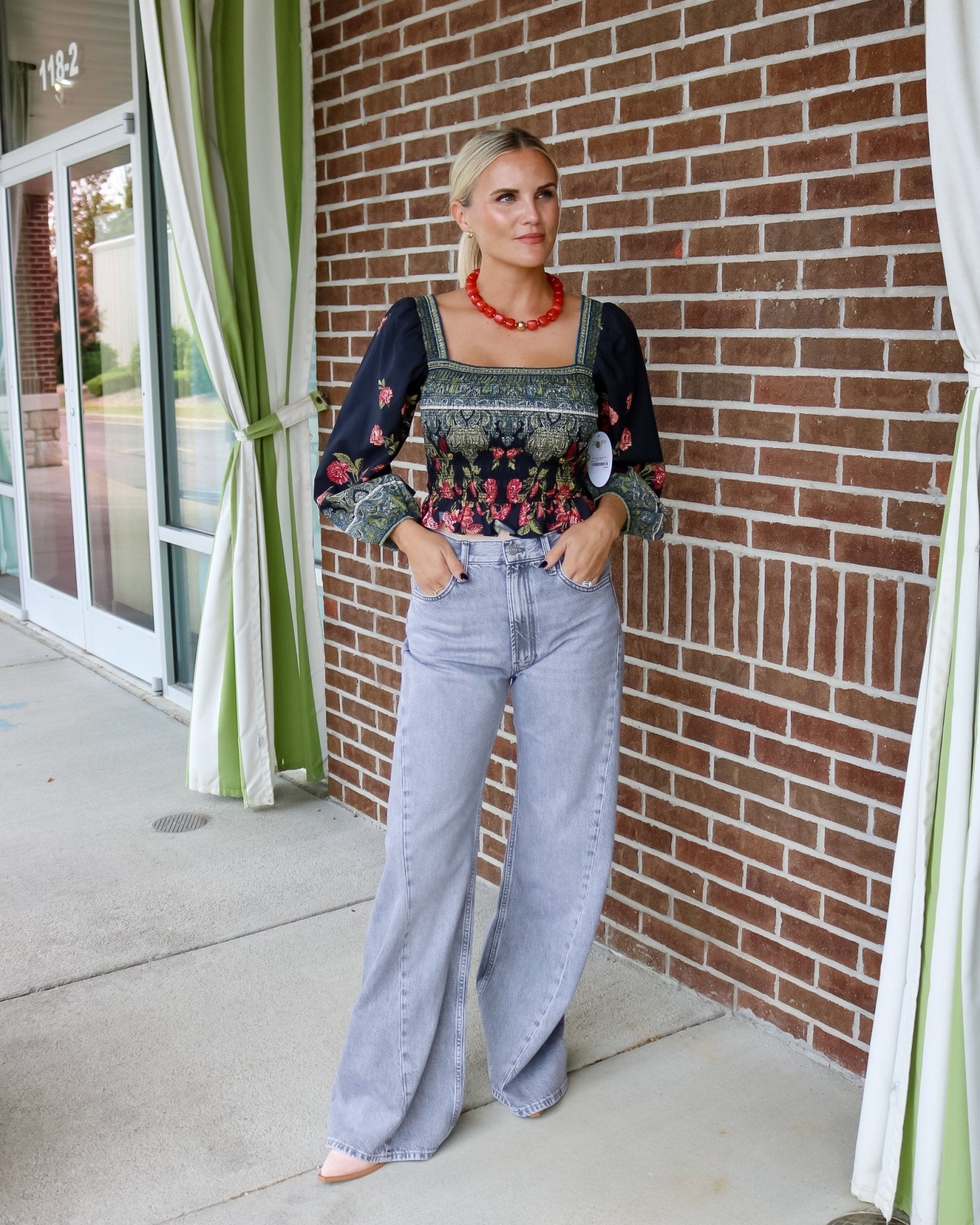 Ekaterina Top in Eglantine Print - Olive You BoutiqueCLEOBELLA233127CM26FA201461