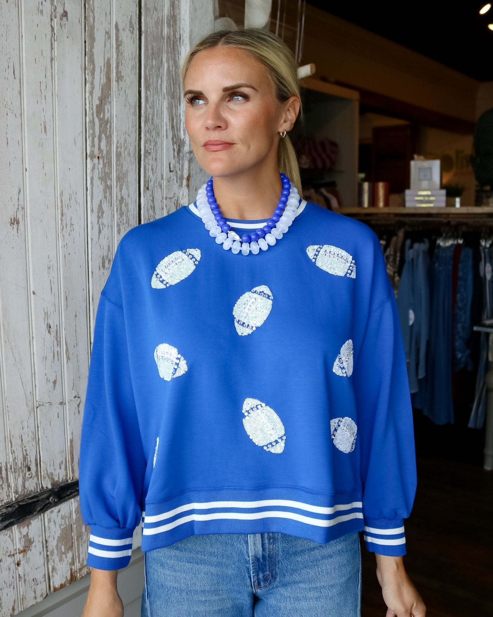 Football Gameday Sweatshirt - Olive You BoutiqueMary Square23645776677