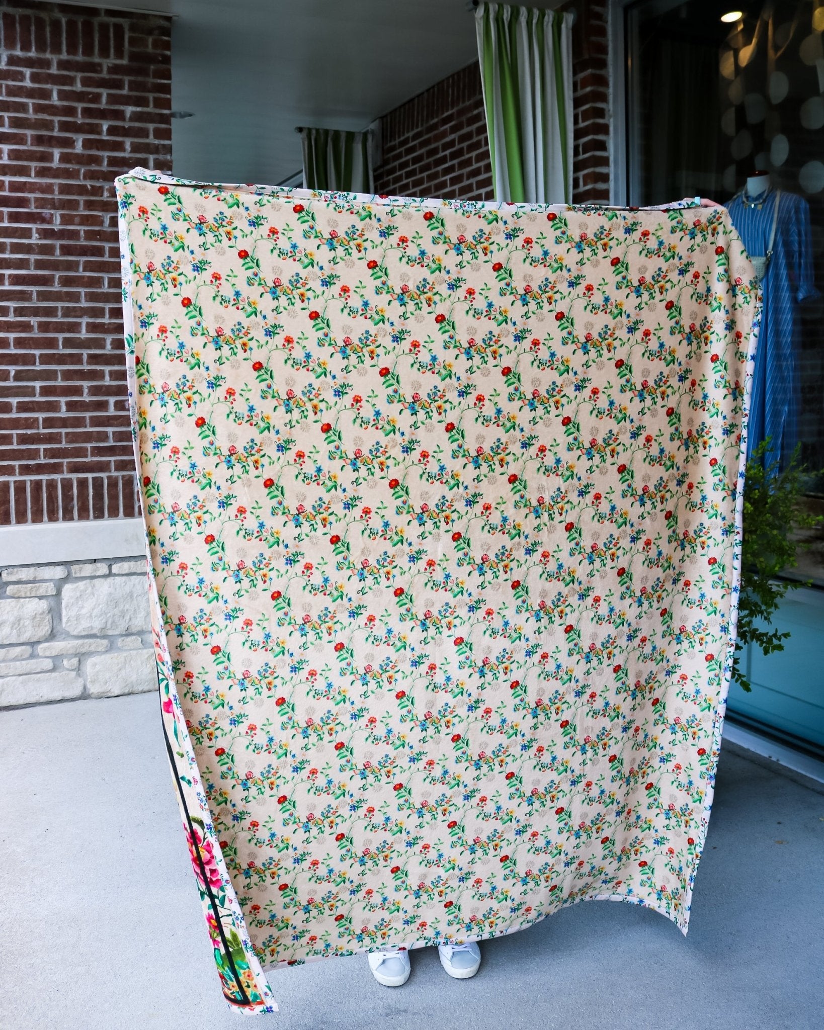 Miraze Floral Travel Blanket - Olive You BoutiqueJOHNNY WAS COLLECTION227700H13126-1
