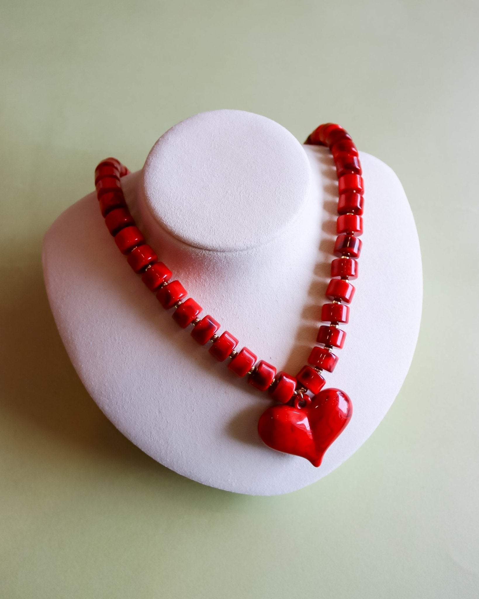 Abbie Necklace - Red - Olive You BoutiqueGemelli235863Abbie - Red